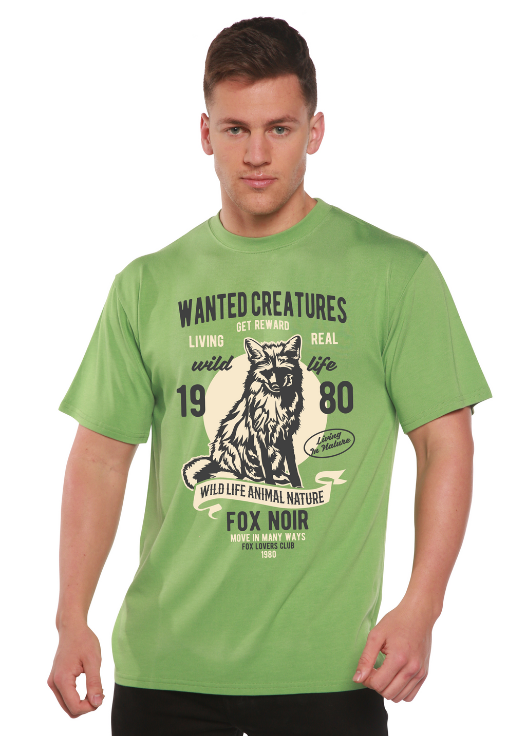 Wanted Creature Spun Bamboo® Men's Bamboo Viscose/Organic Cotton Short Sleeve Graphic T-Shirt - The7Letter
