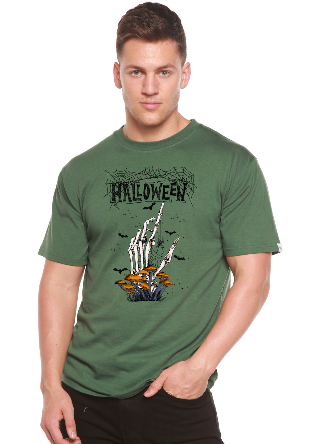 Halloween Men's Bamboo Viscose/Organic Cotton Short Sleeve Graphic T-Shirt - The7Letter