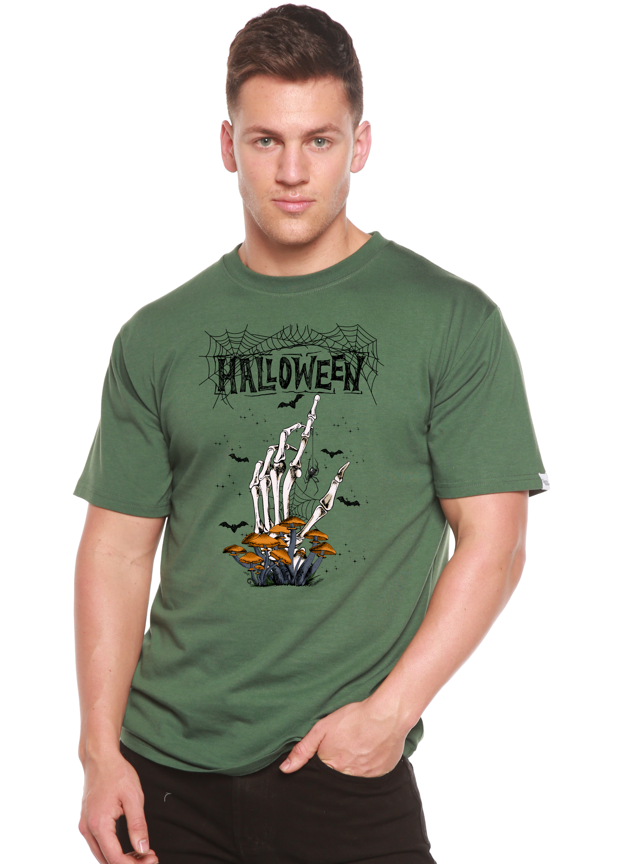 Halloween Men's Bamboo Viscose/Organic Cotton Short Sleeve Graphic T-Shirt - The7Letter