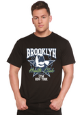 Brooklyn Health Club Men's Bamboo Viscose/Organic Cotton Short Sleeve Graphic T-Shirt - The7Letter