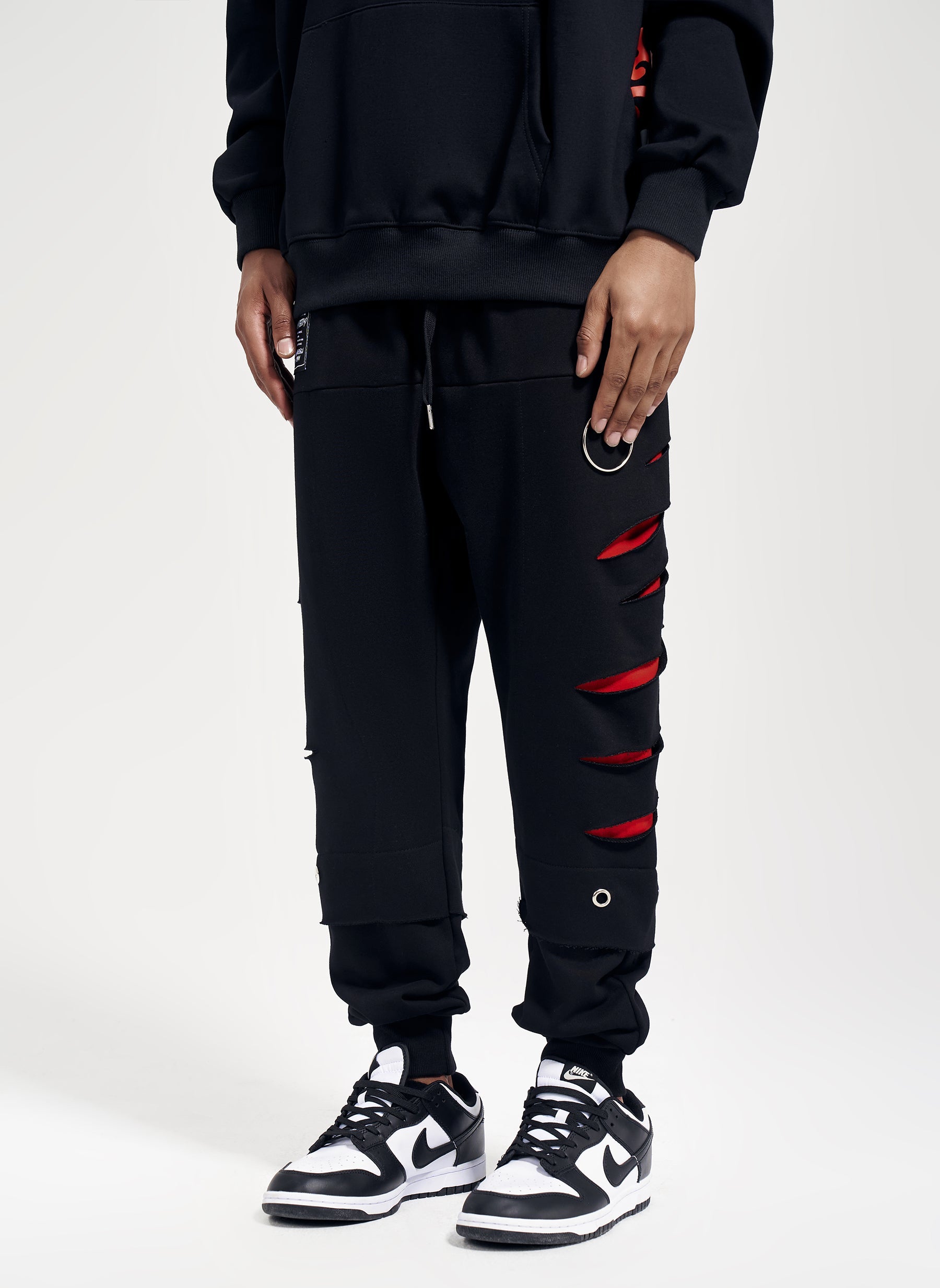 BF860 Slashed Sweatpants