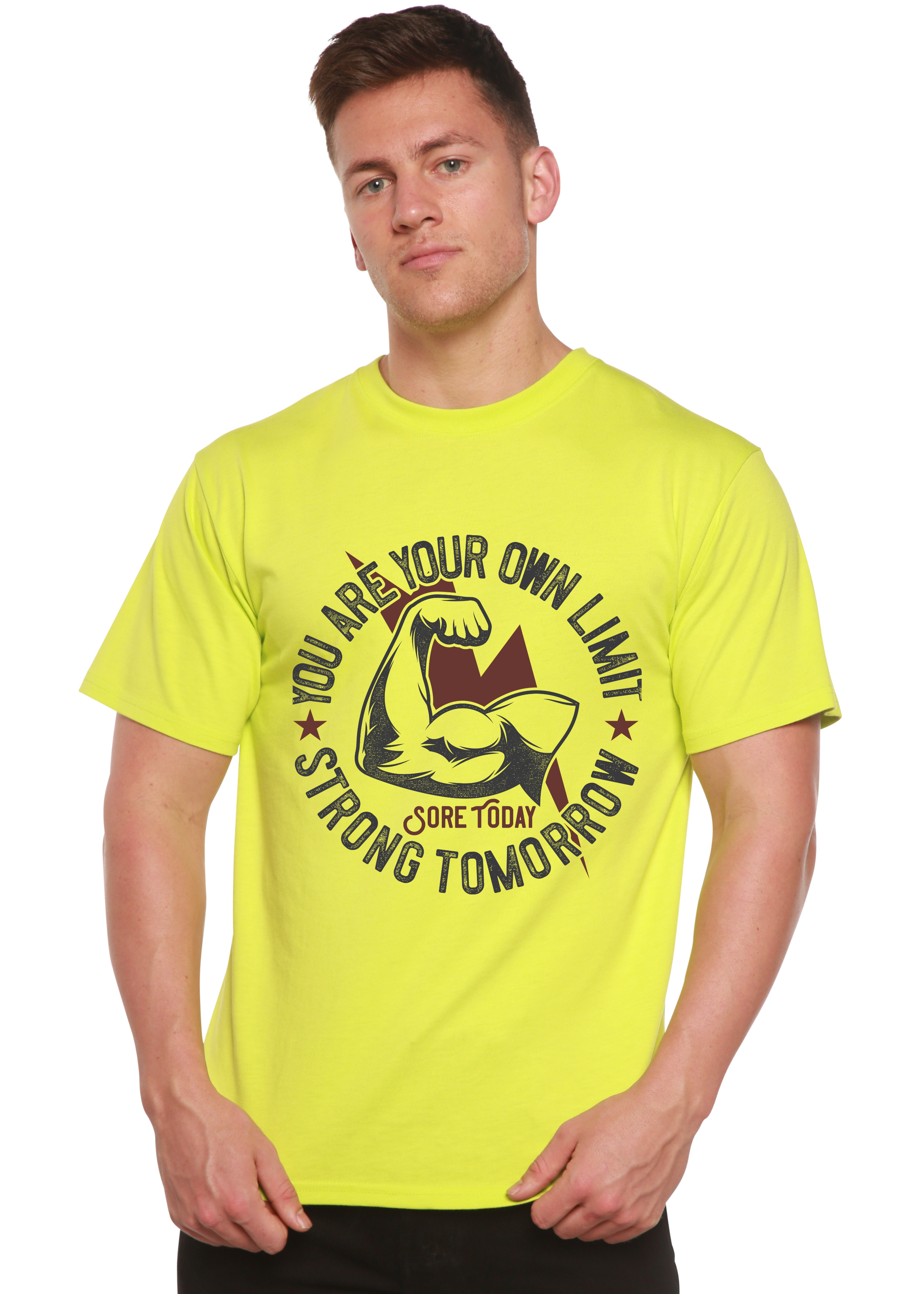 Strong Tomorrow Men's Bamboo Viscose/Organic Cotton Short Sleeve Graphic T-Shirt - The7Letter