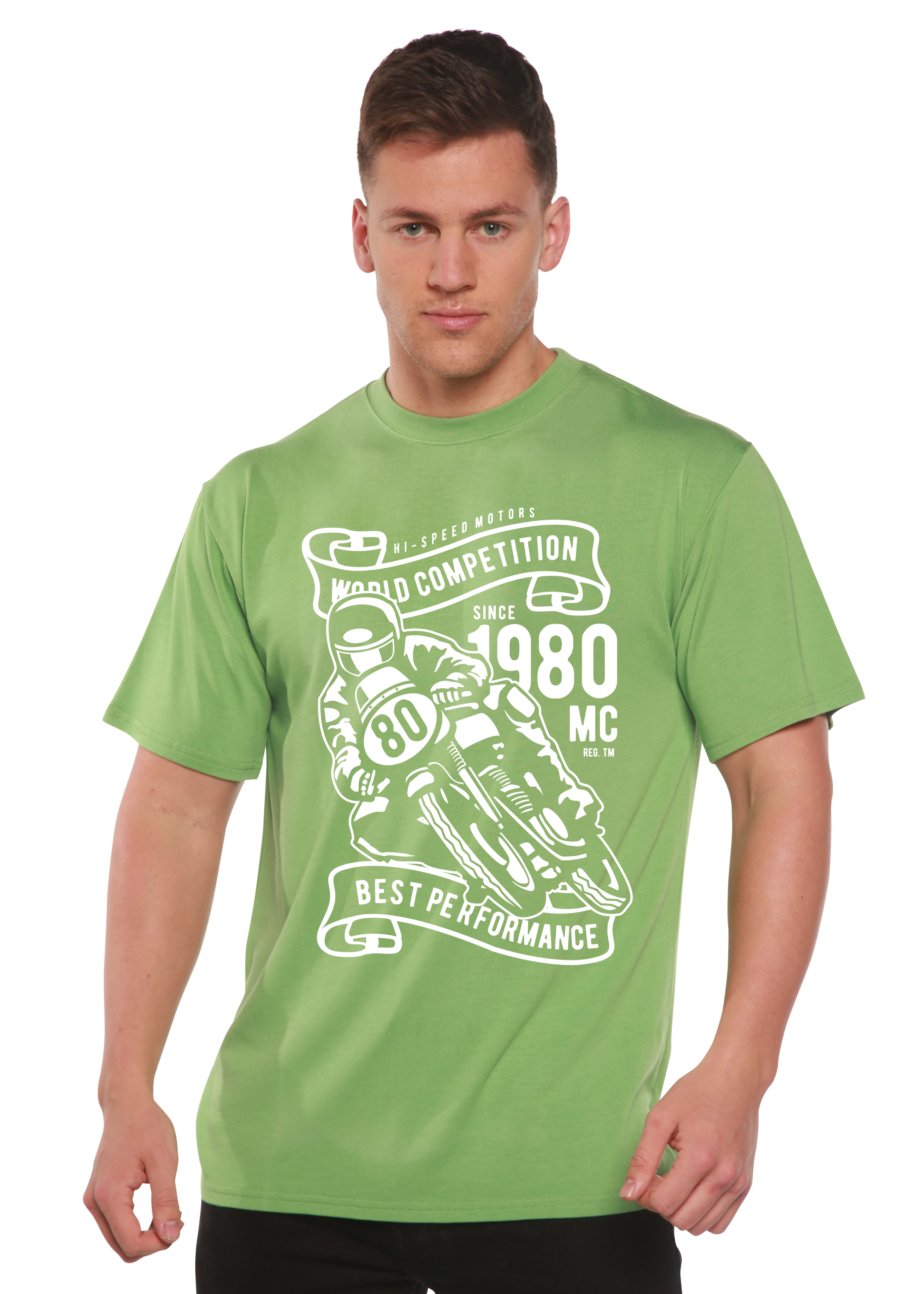 World Competition Men's Bamboo Viscose/Organic Cotton Short Sleeve Graphic Graphic T-Shirt - The7Letter