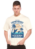 Surfing Paradis Spun Bamboo® Men's Bamboo Viscose/Organic Cotton Short Sleeve Graphic T-Shirt - The7Letter