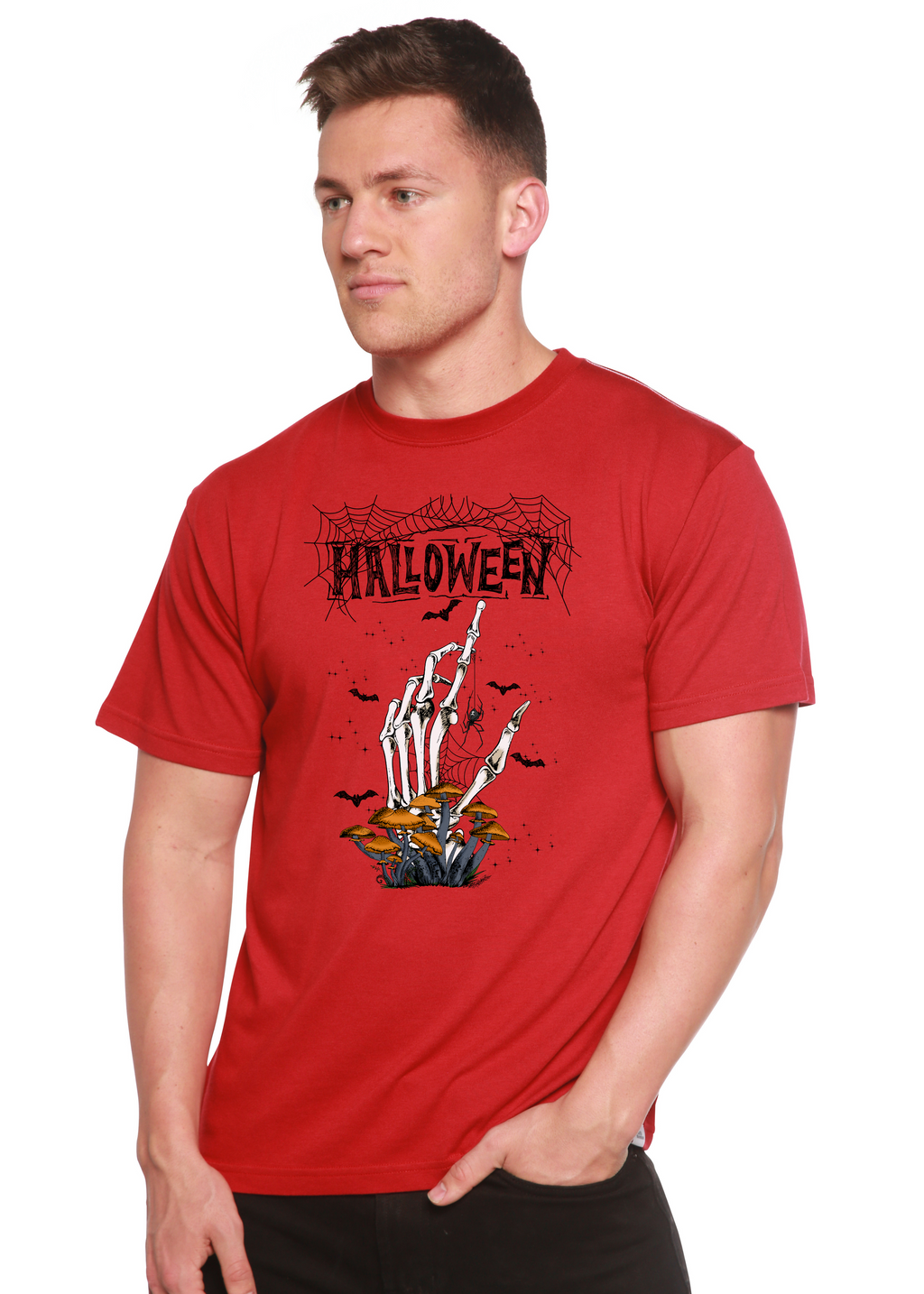 Halloween Men's Bamboo Viscose/Organic Cotton Short Sleeve Graphic T-Shirt - The7Letter