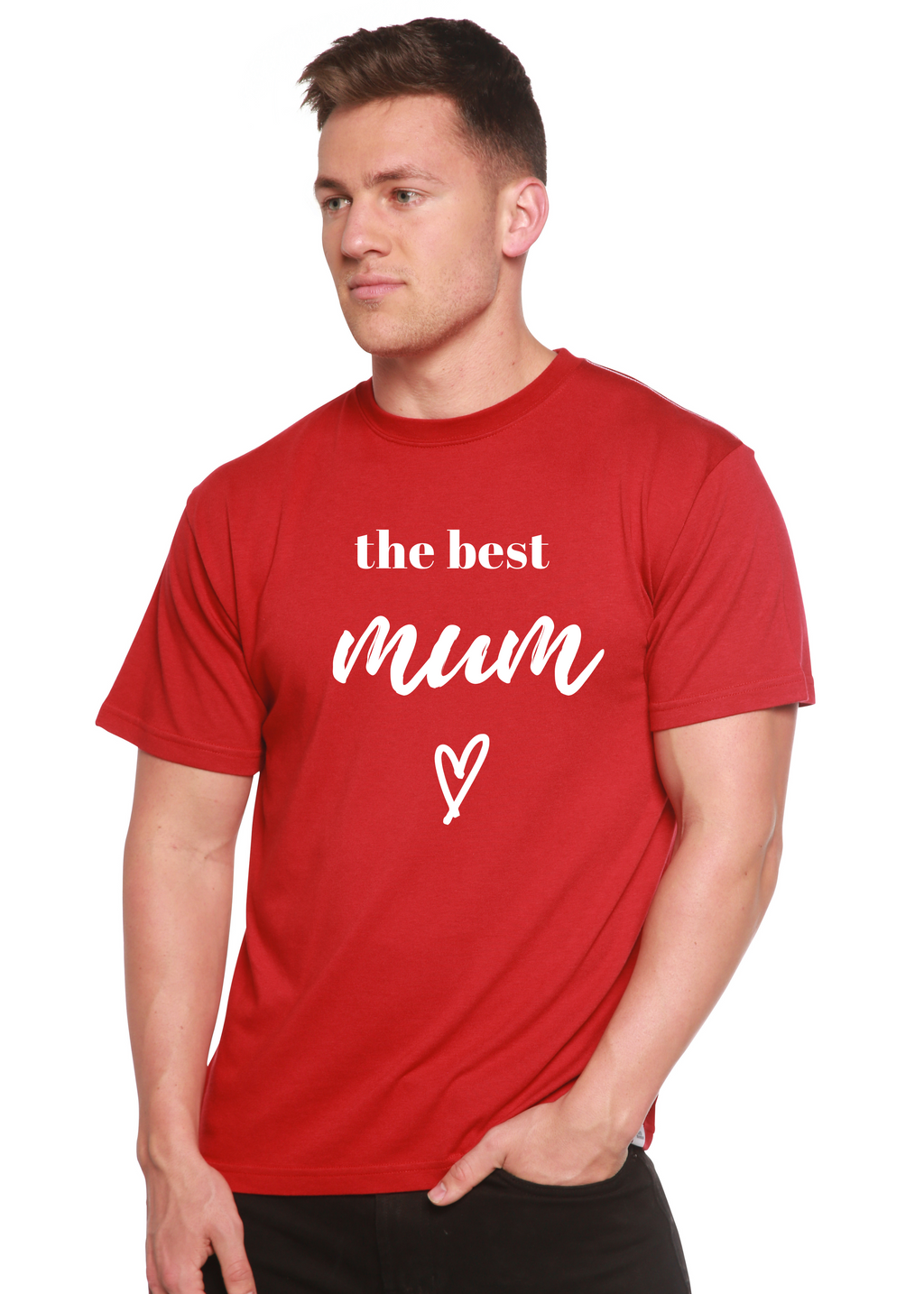 The Best Mum Unisex Bamboo Viscose/Organic Cotton Short Sleeve Graphic T-Shirt - The7Letter