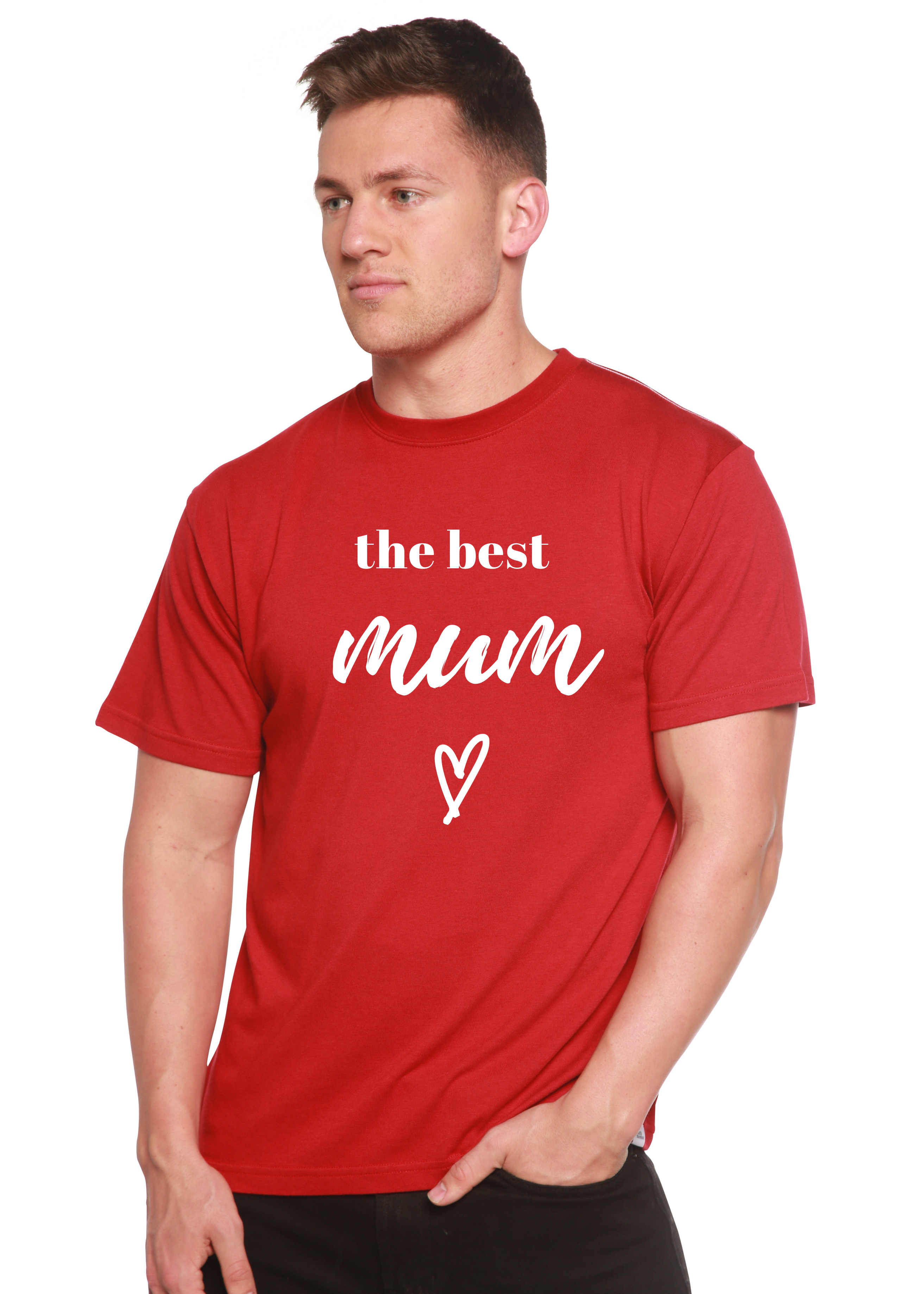 The Best Mum Unisex Bamboo Viscose/Organic Cotton Short Sleeve Graphic T-Shirt - The7Letter