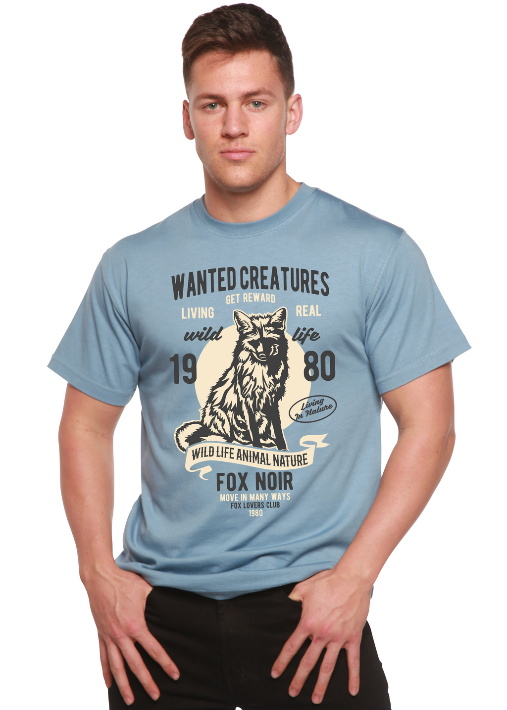Wanted Creature Spun Bamboo® Men's Bamboo Viscose/Organic Cotton Short Sleeve Graphic T-Shirt - The7Letter