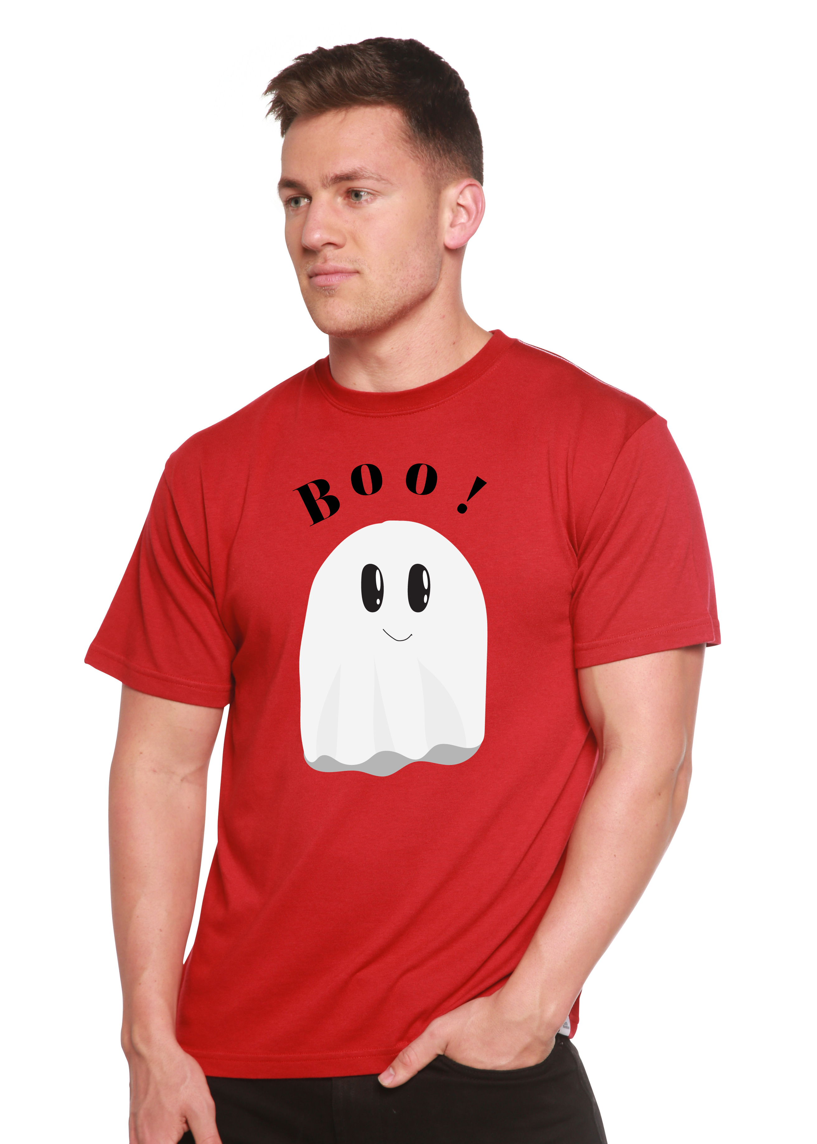 Boo Men's Bamboo Viscose/Organic Cotton Short Sleeve Graphic T-Shirt - The7Letter