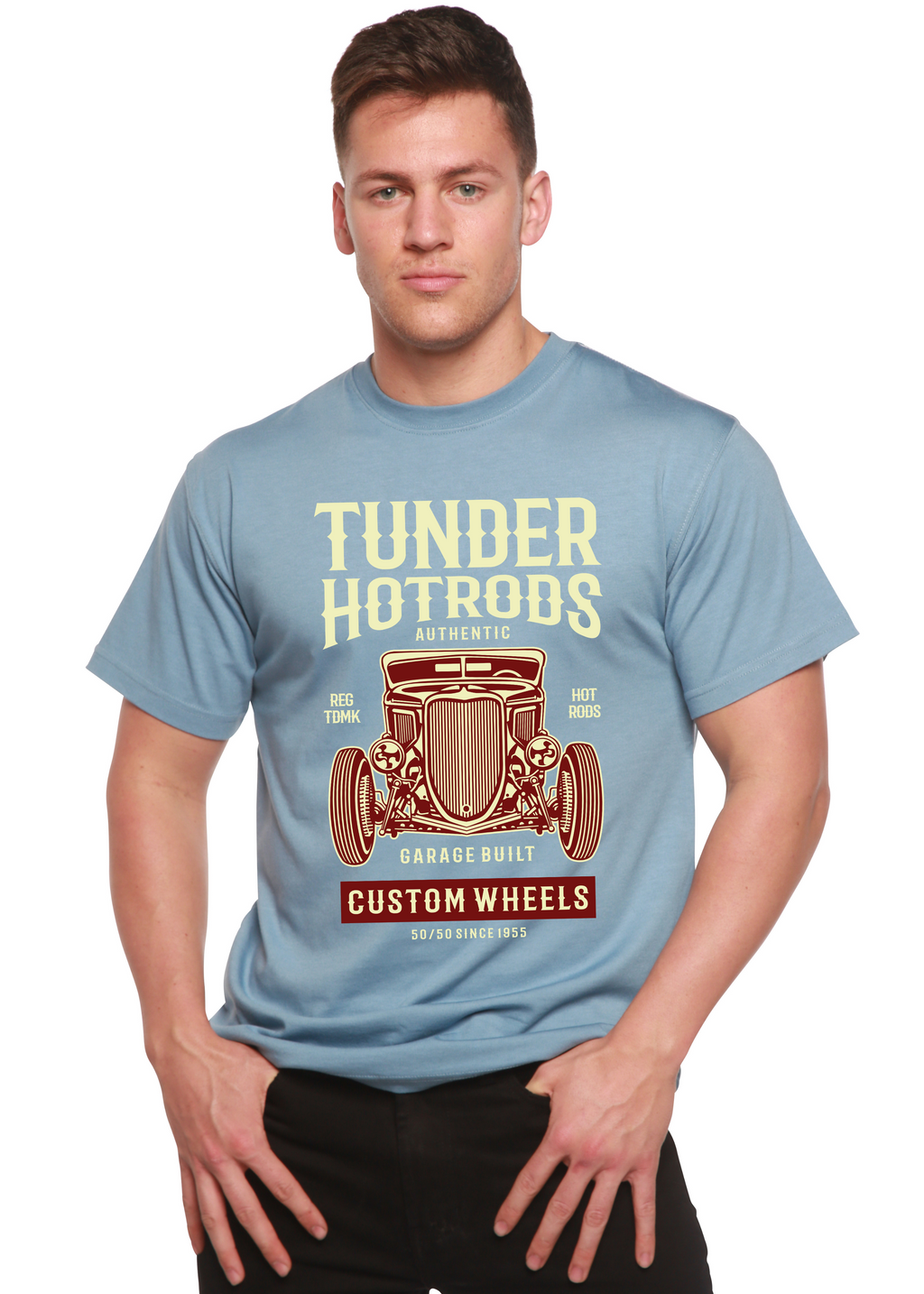 Thunder Hot Spun Bamboo® Men's Bamboo Viscose/Organic Cotton Short Sleeve Graphic T-Shirt - The7Letter