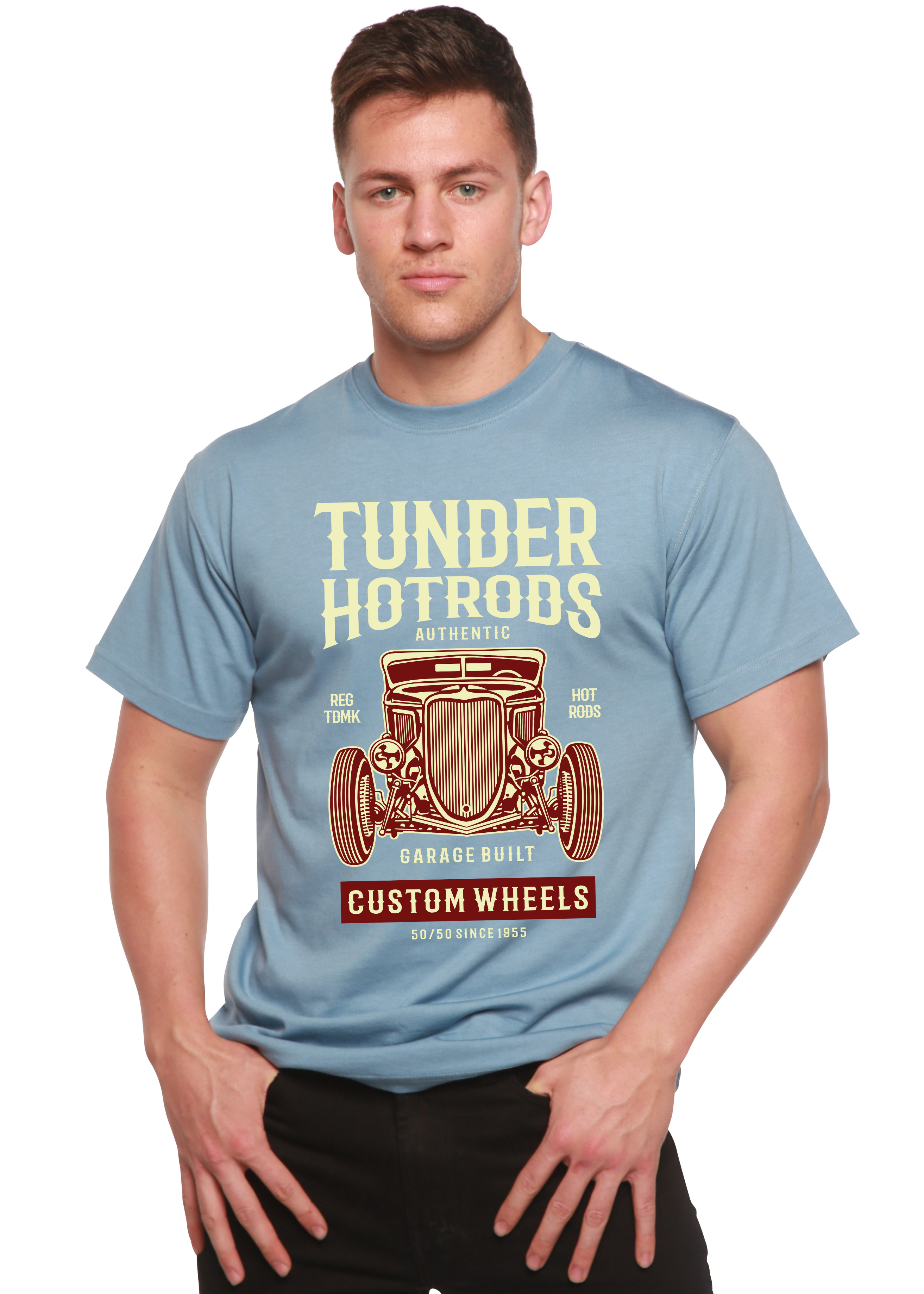 Thunder Hot Spun Bamboo® Men's Bamboo Viscose/Organic Cotton Short Sleeve Graphic T-Shirt - The7Letter
