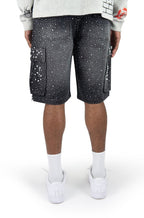 Rebel Denim Jorts en jean délavé effet givré - Black Sand