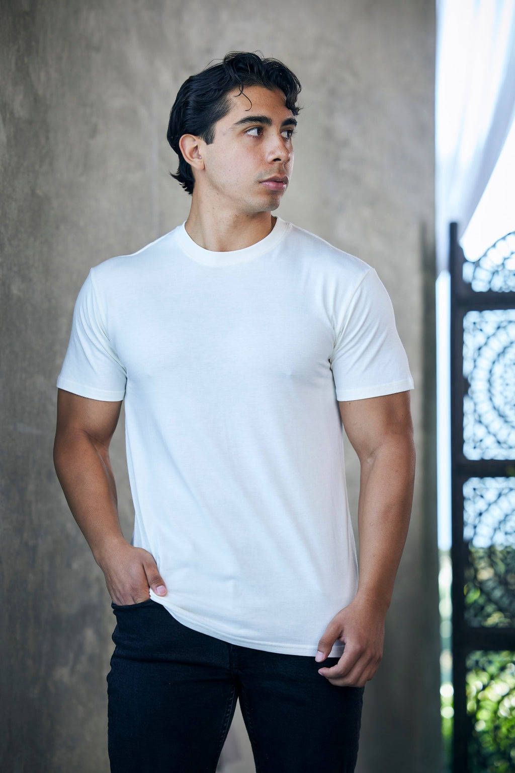 The Original Men's Bamboo Viscose/Organic Cotton Short Sleeve T-Shirt - Classic Cut - The7Letter