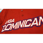 Maillot Officiel Homme Serie del Caribe 2024 Dominicana - Rouge/Rouge