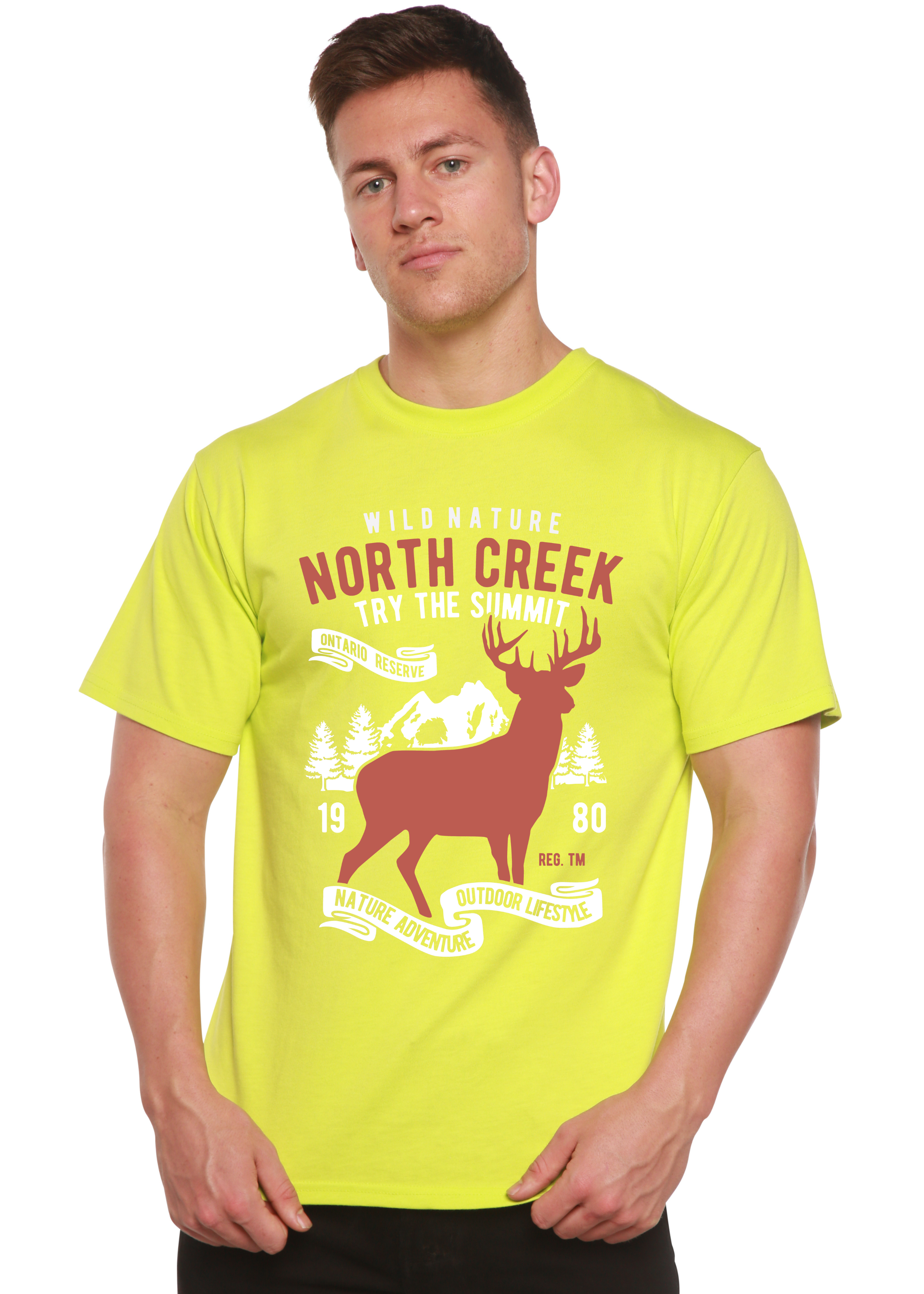 North Creek Spun Bamboo® Men's Bamboo Viscose/Organic Cotton Short Sleeve Graphic T-Shirt - The7Letter
