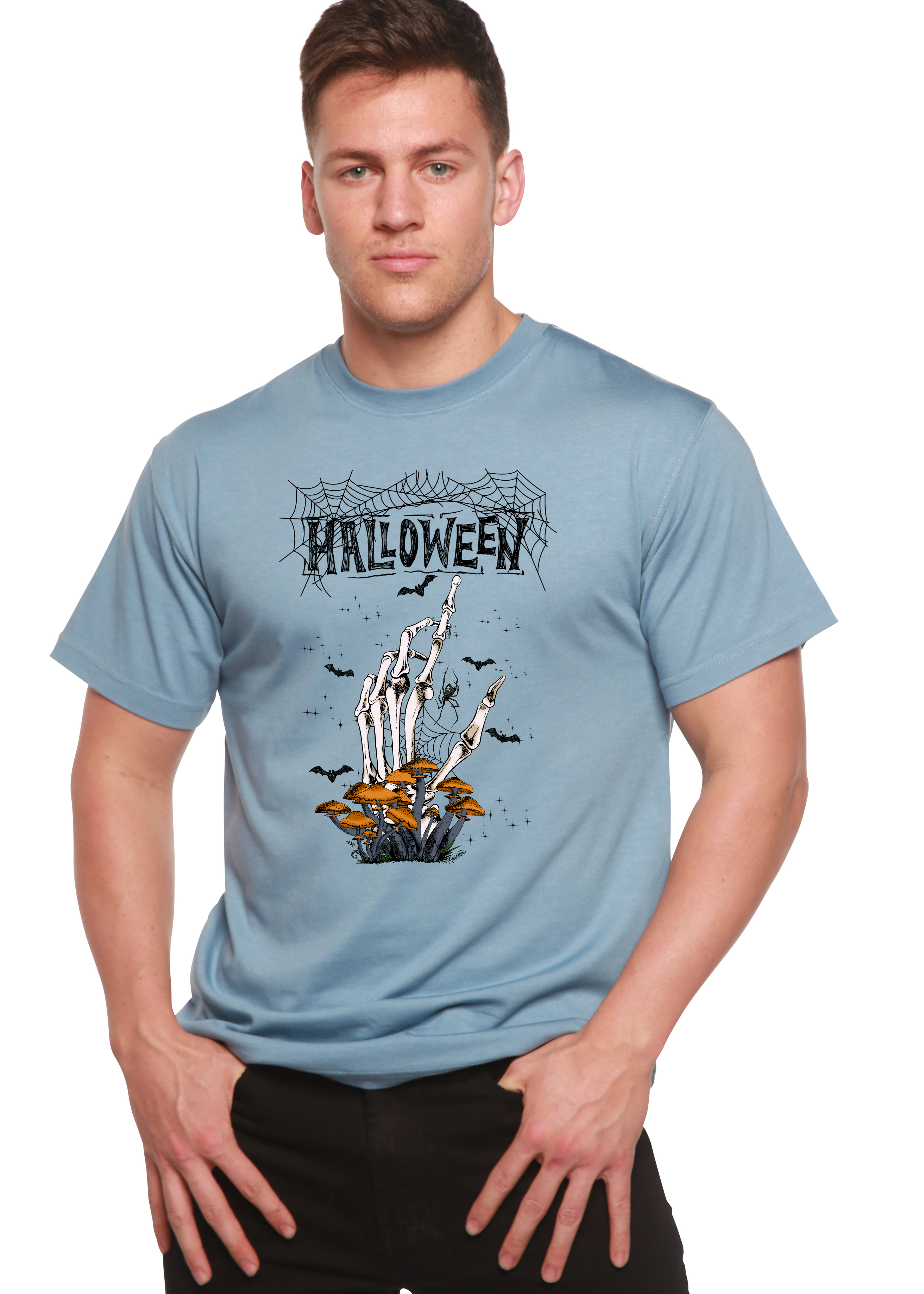 Halloween Men's Bamboo Viscose/Organic Cotton Short Sleeve Graphic T-Shirt - The7Letter