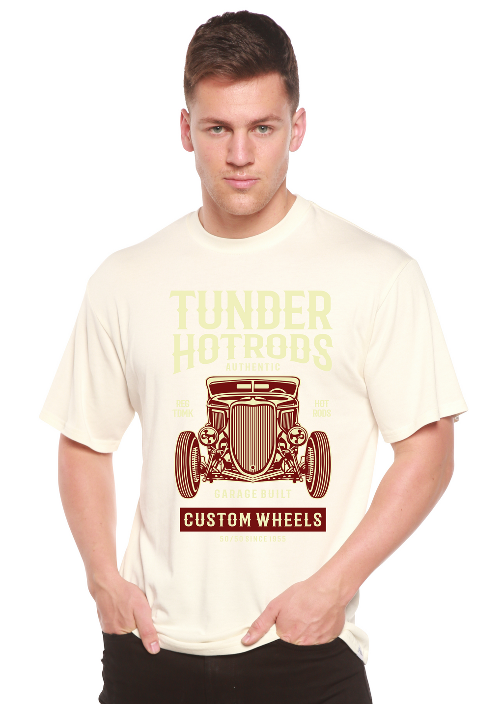 Thunder Hot Spun Bamboo® Men's Bamboo Viscose/Organic Cotton Short Sleeve Graphic T-Shirt - The7Letter