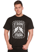 Strong Spun Bamboo® Men's Bamboo Viscose/Organic Cotton Short Sleeve Graphic T-Shirt - The7Letter
