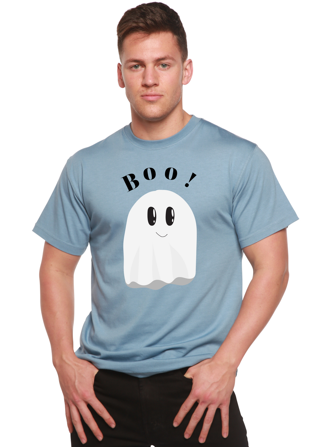 Boo Men's Bamboo Viscose/Organic Cotton Short Sleeve Graphic T-Shirt - The7Letter