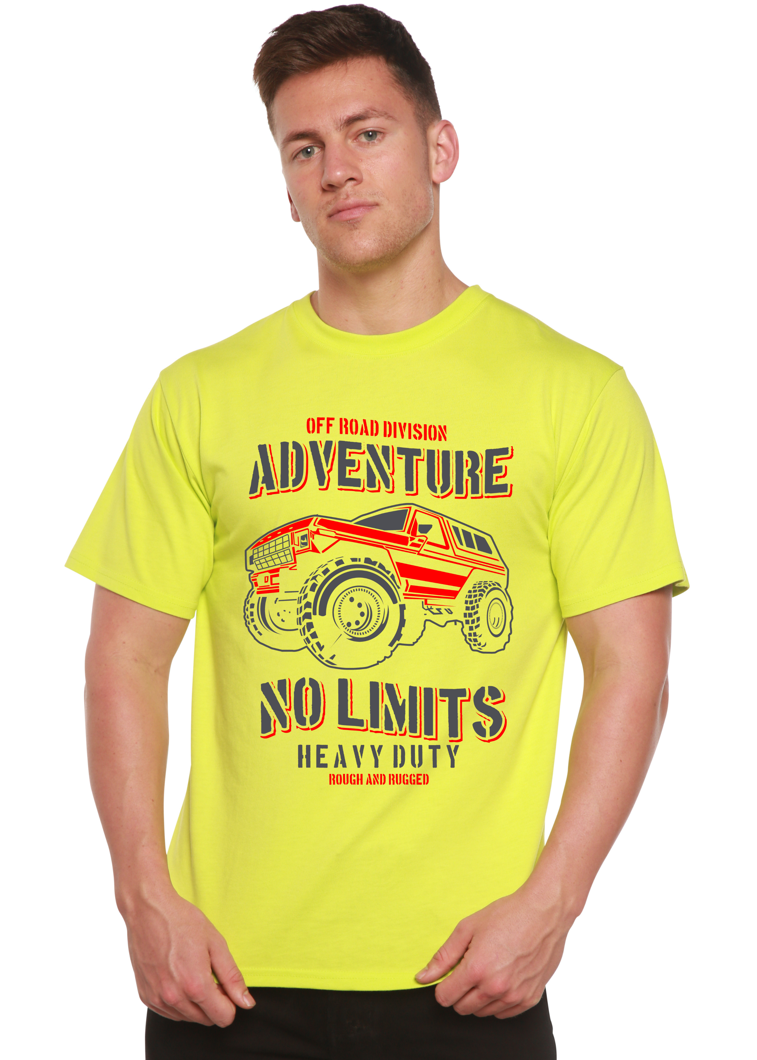 No Limits Spun Bamboo® Men's Bamboo Viscose/Organic Cotton Short Sleeve Graphic T-Shirt - The7Letter
