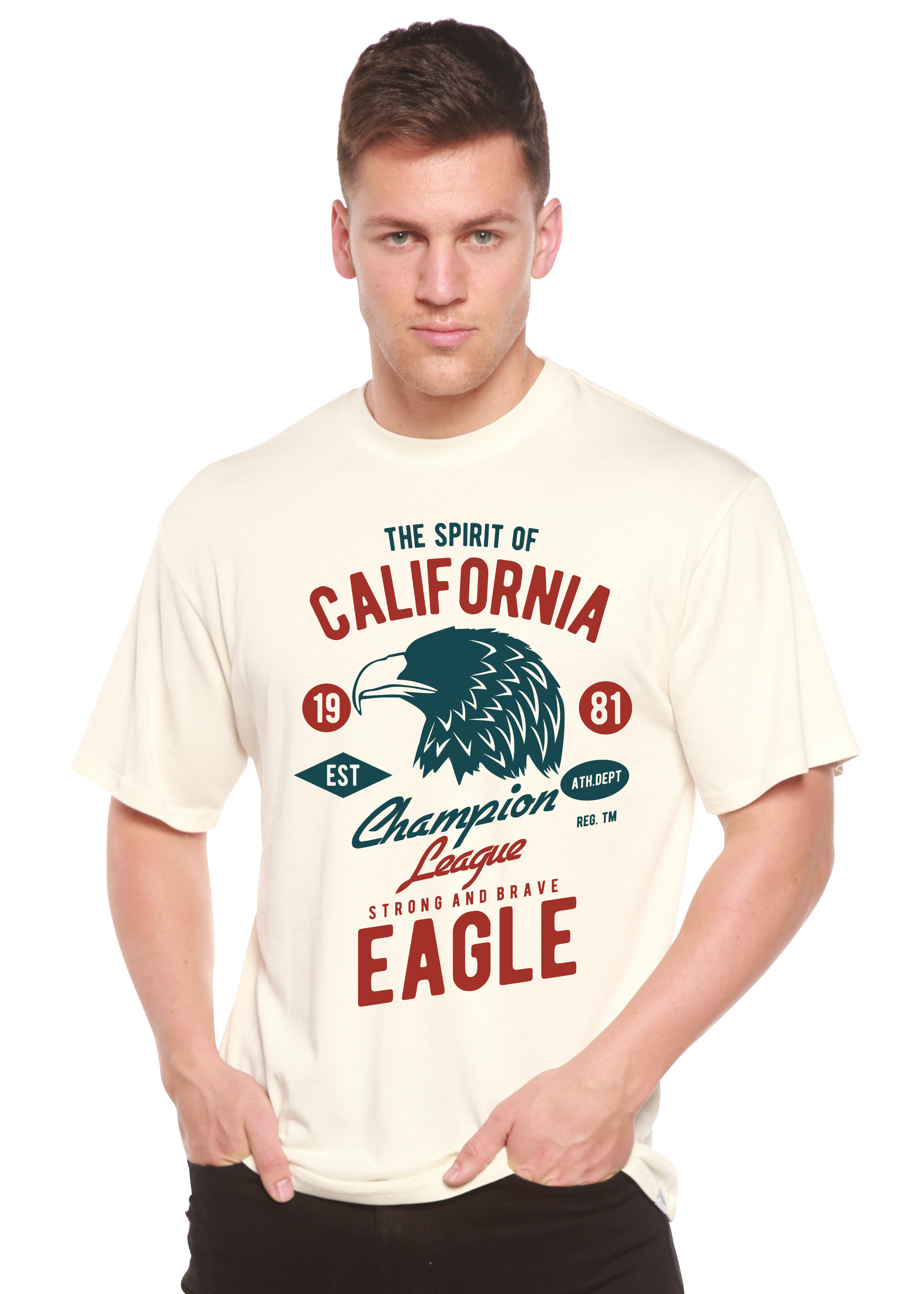 The Spirit of Spun Bamboo® Men's Bamboo Viscose/Organic Cotton Short Sleeve Graphic T-Shirt - The7Letter