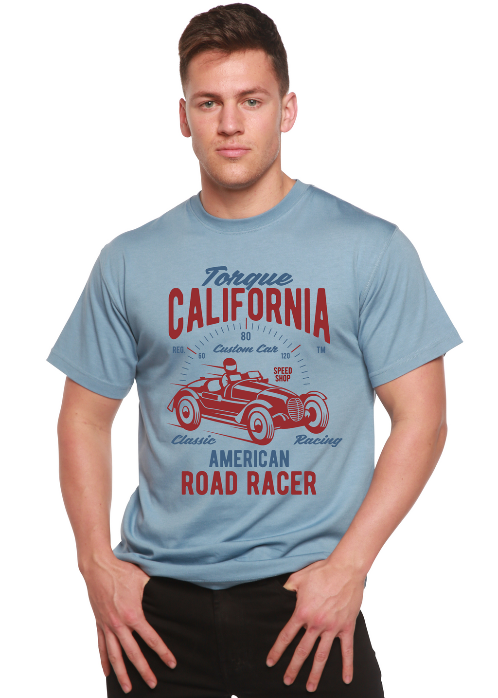 Torque California Spun Bamboo® Men's Bamboo Viscose/Organic Cotton Short Sleeve Graphic T-Shirt - The7Letter