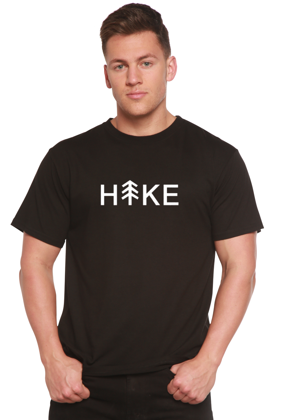 Hike Men's Bamboo Viscose/Organic Cotton Short Sleeve Graphic T-Shirt - The7Letter