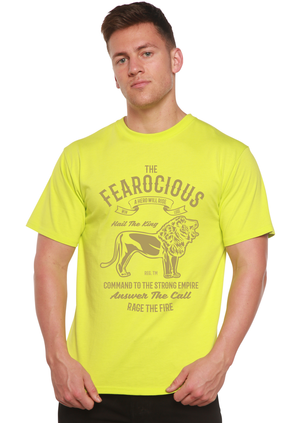 The Fearocious Spun Bamboo® Men's Bamboo Viscose/Organic Cotton Short Sleeve Graphic T-Shirt - The7Letter