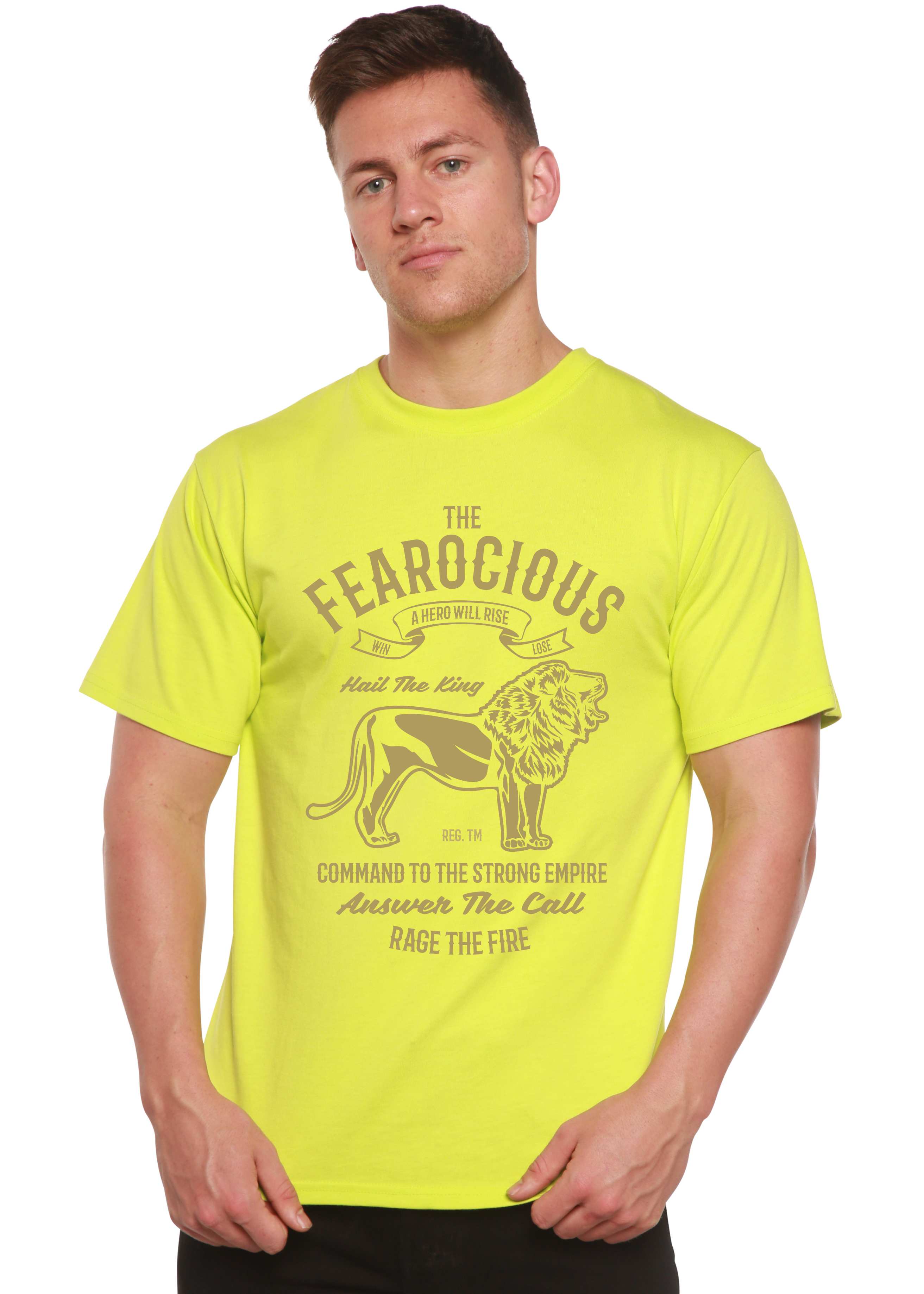 The Fearocious Spun Bamboo® Men's Bamboo Viscose/Organic Cotton Short Sleeve Graphic T-Shirt - The7Letter