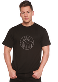 Nature Lover Hike Men's Bamboo Viscose/Organic Cotton Short Sleeve Graphic T-Shirt - The7Letter