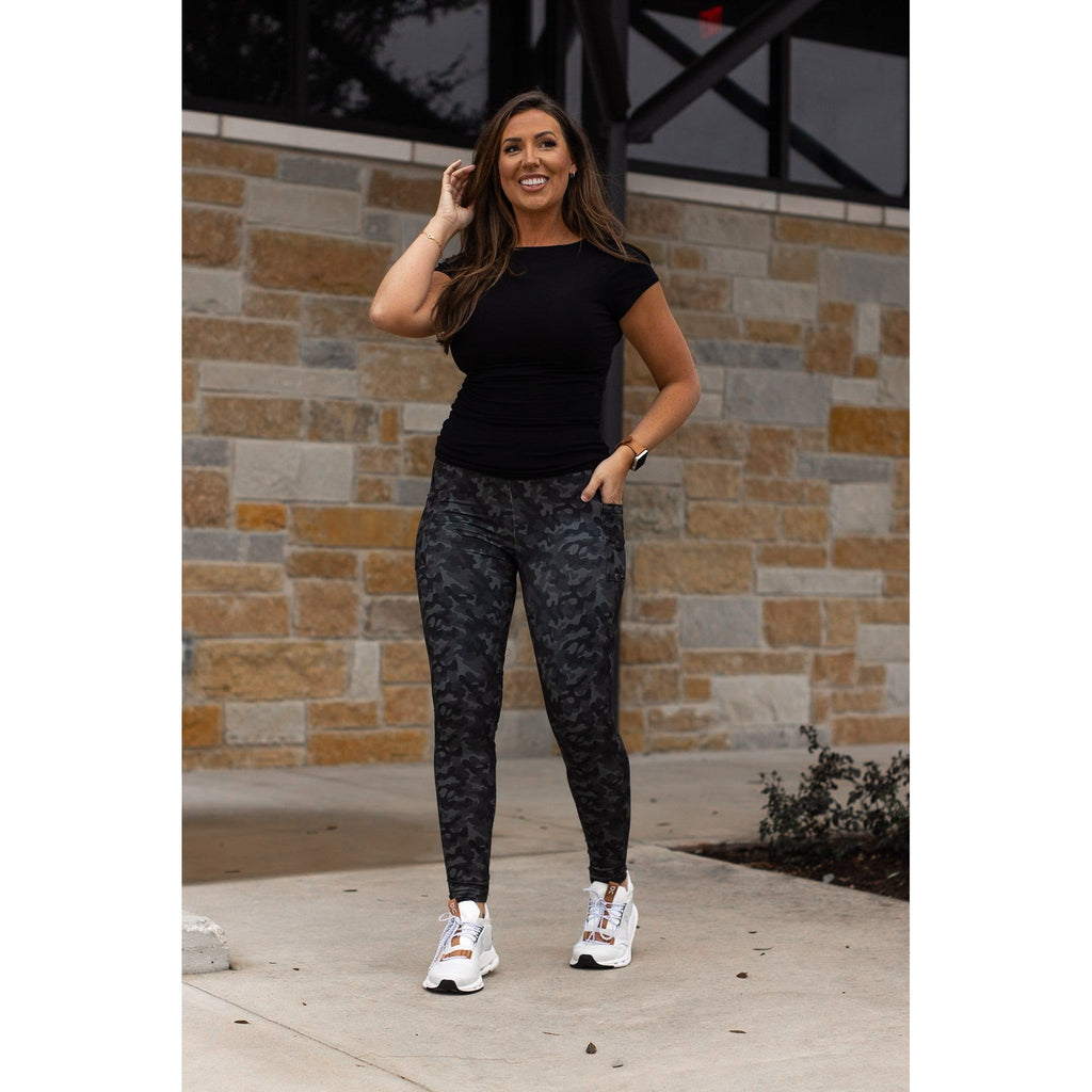 Legging long camouflage militaire