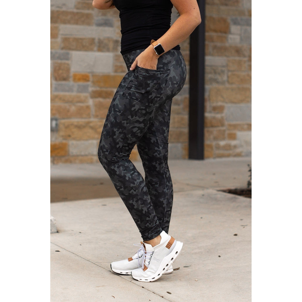 Legging long camouflage militaire