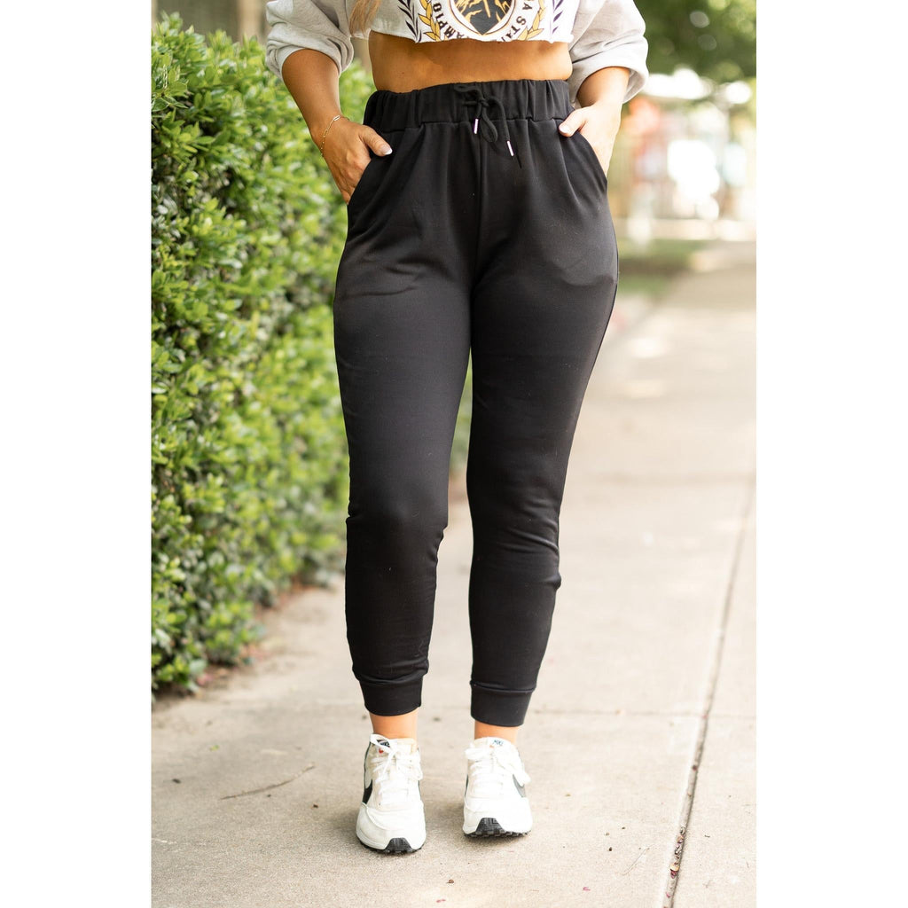Braelyn - Pantalon de jogging en molleton noir