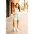 Emelia Terry Cloth Shorts - Mint