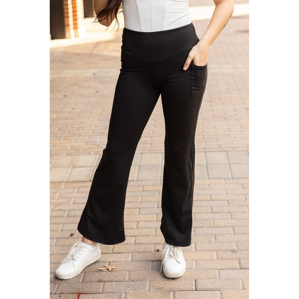 Madeline - Legging bootcut gainant le ventre