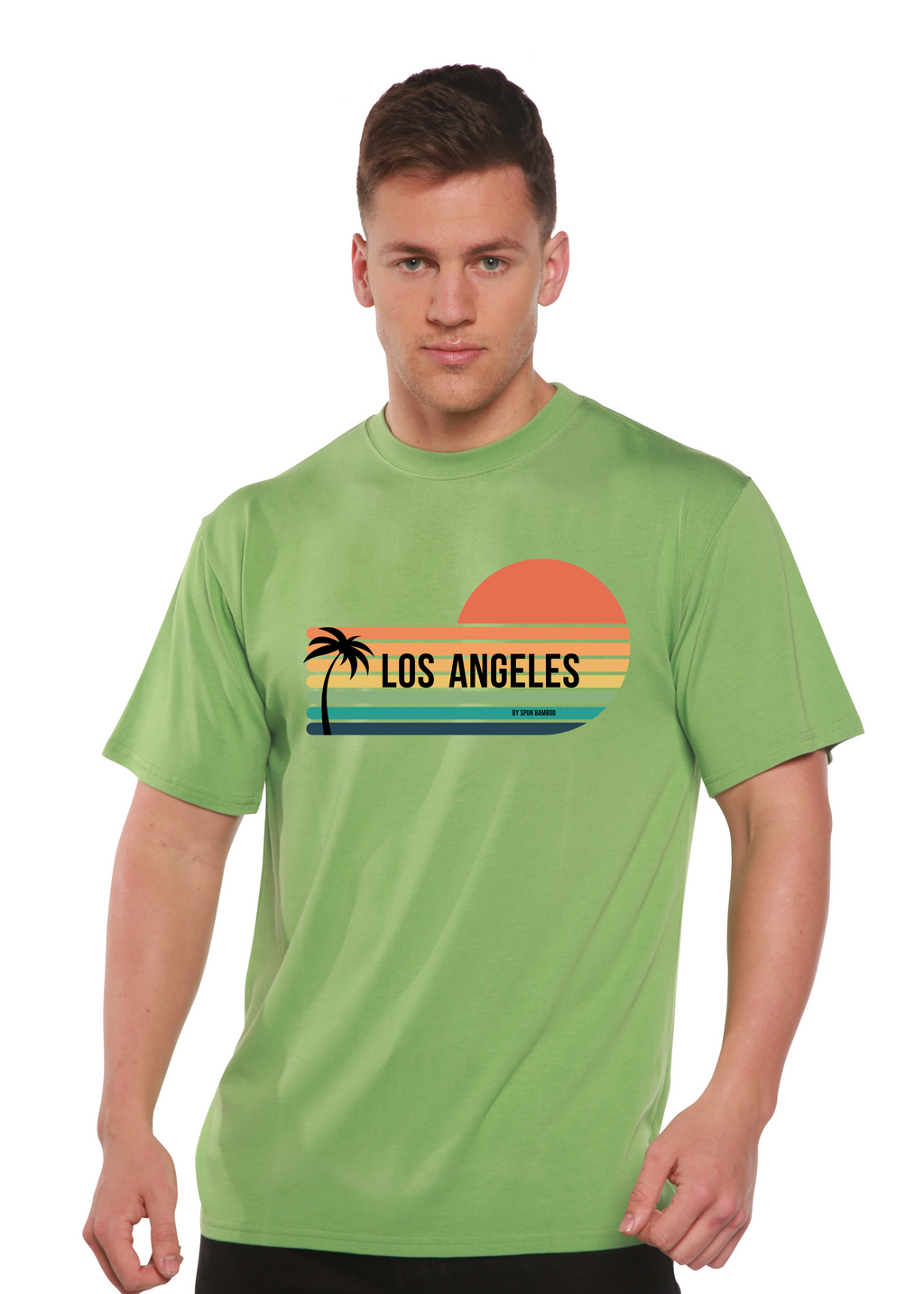 Los Angeles Spun Bamboo Unisex Bamboo Viscose/Organic Cotton Short Sleeve Graphic T-Shirt - The7Letter