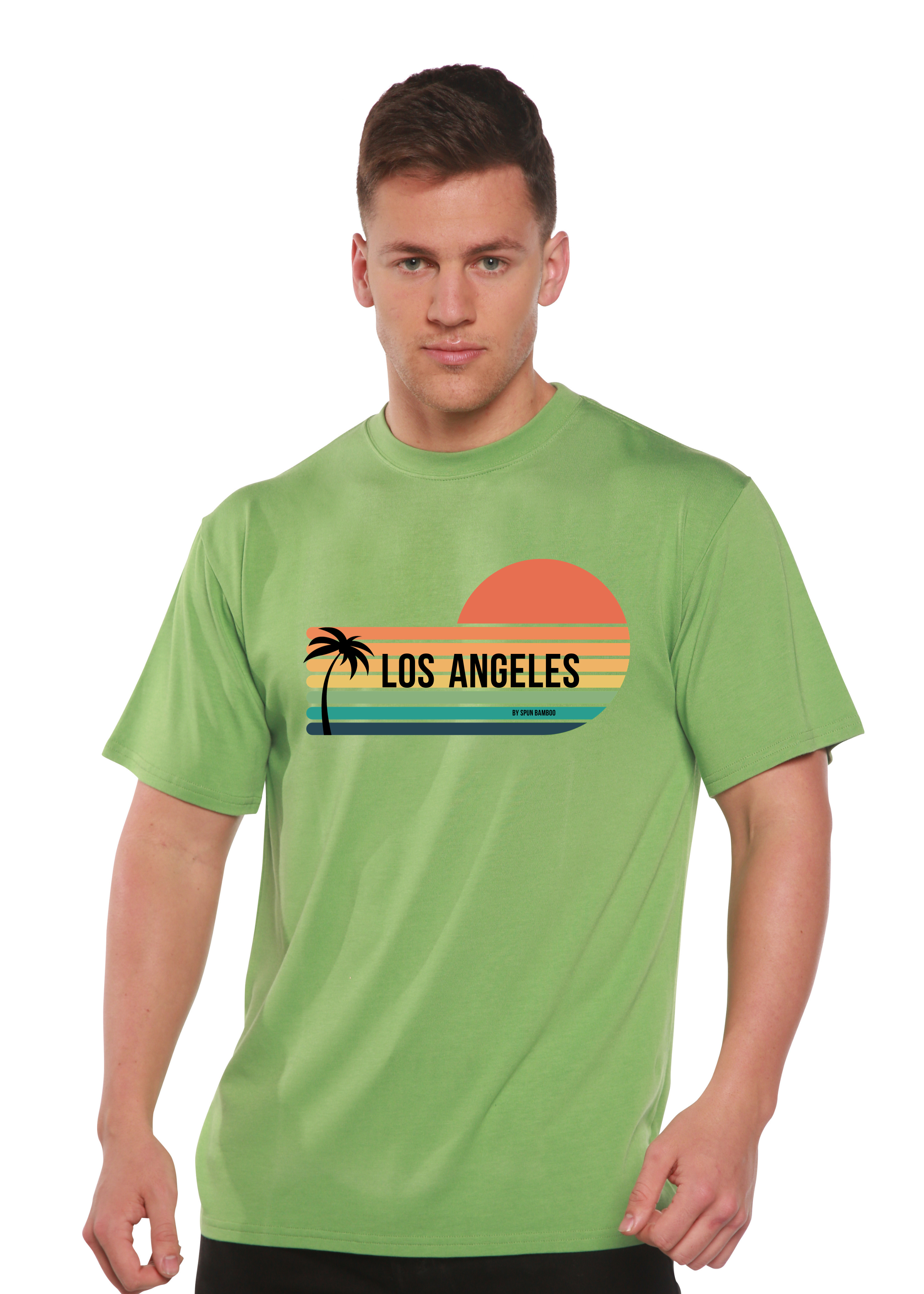 Los Angeles Spun Bamboo Unisex Bamboo Viscose/Organic Cotton Short Sleeve Graphic T-Shirt - The7Letter