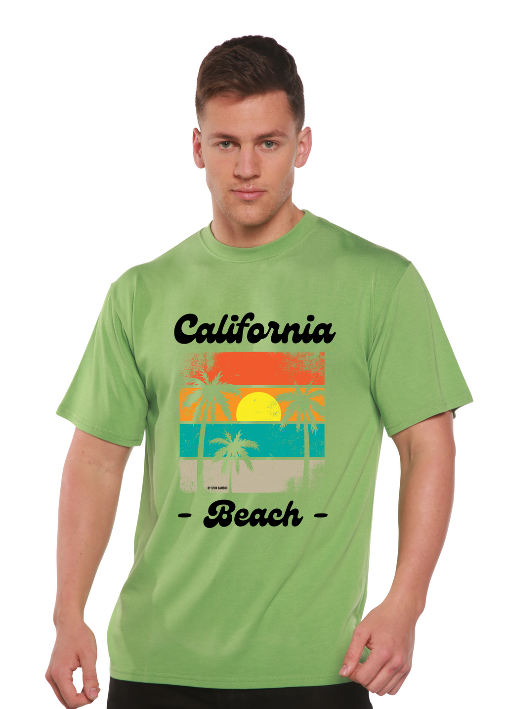 California Beach Unisex Bamboo Viscose/Organic Cotton Short Sleeve Graphic T-Shirt - The7Letter