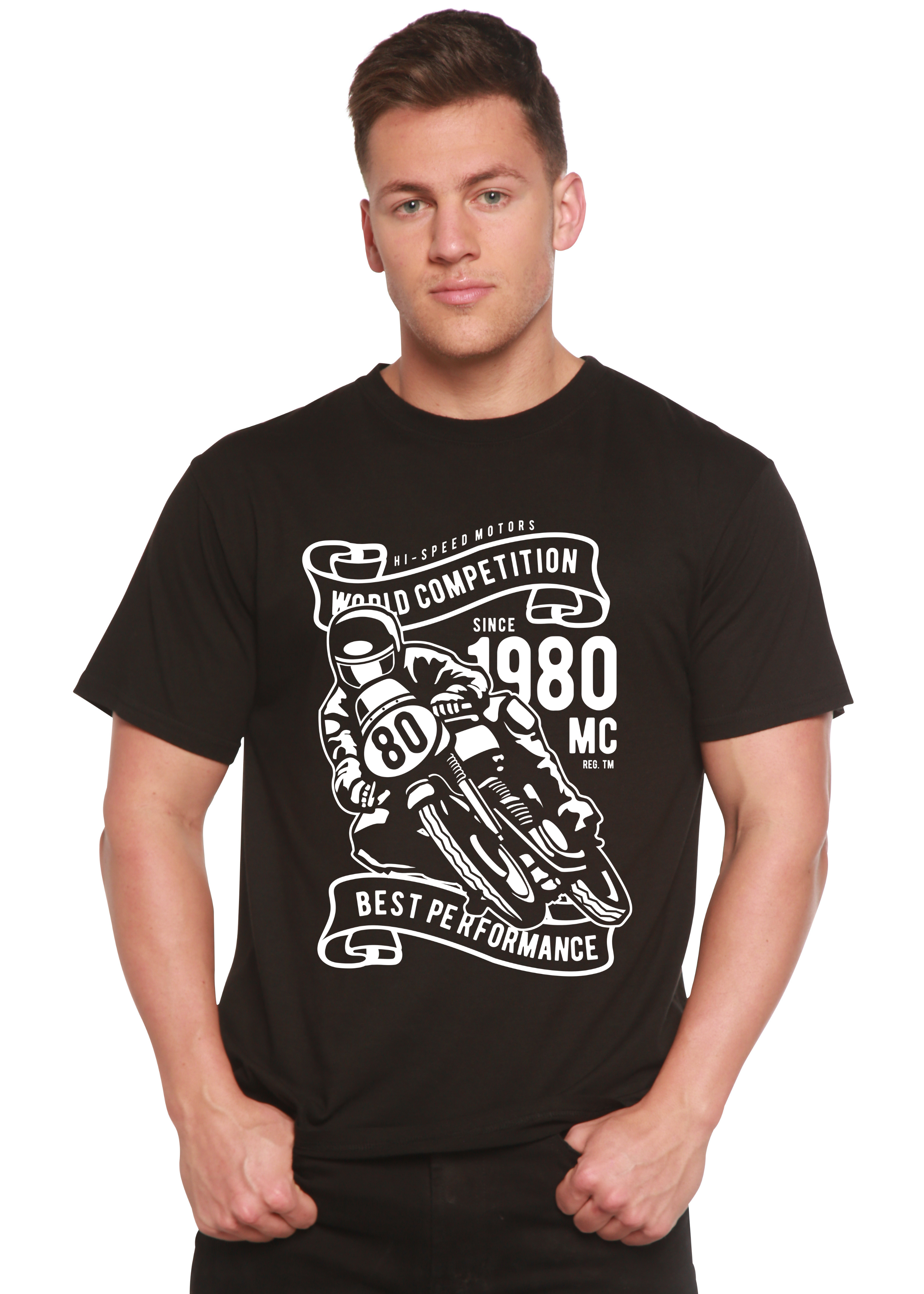World Competition Men's Bamboo Viscose/Organic Cotton Short Sleeve Graphic Graphic T-Shirt - The7Letter