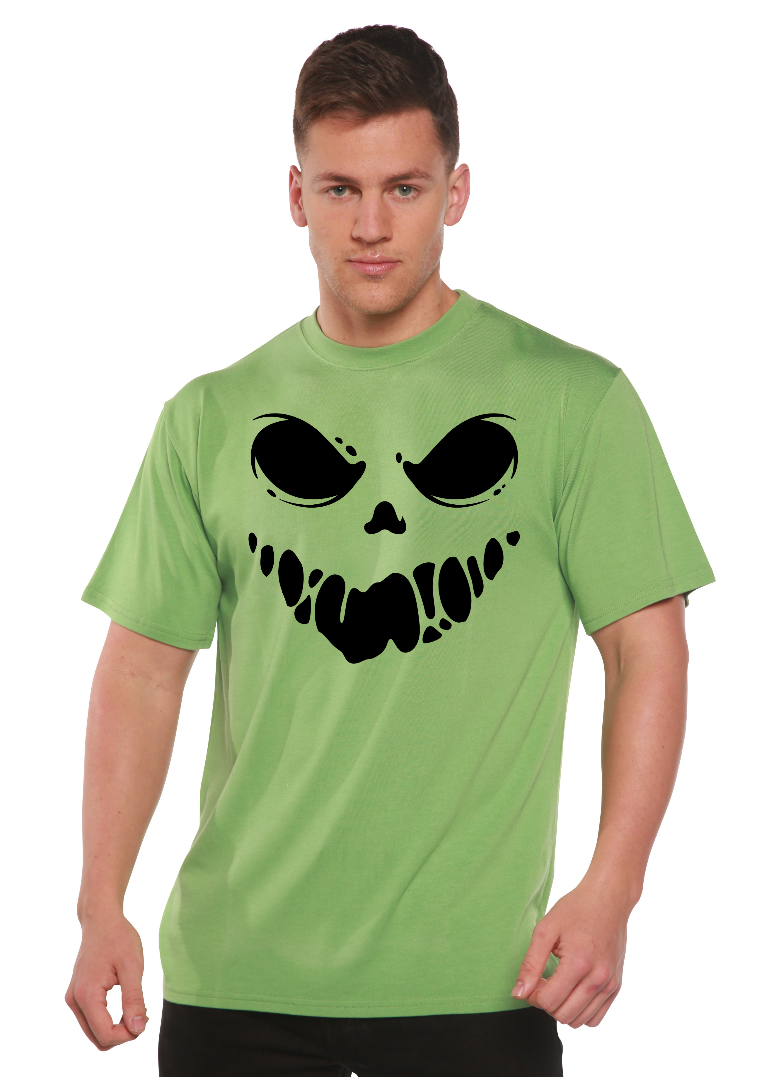 Halloween Boo Men's Bamboo Viscose/Organic Cotton Short Sleeve Graphic T-Shirt - The7Letter