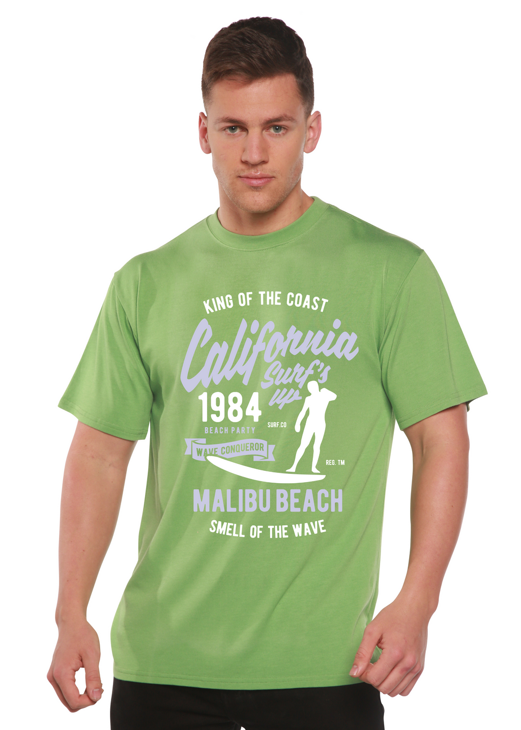 California 1984 Spun Bamboo® Men's Bamboo Viscose/Organic Cotton Short Sleeve Graphic T-Shirt - The7Letter
