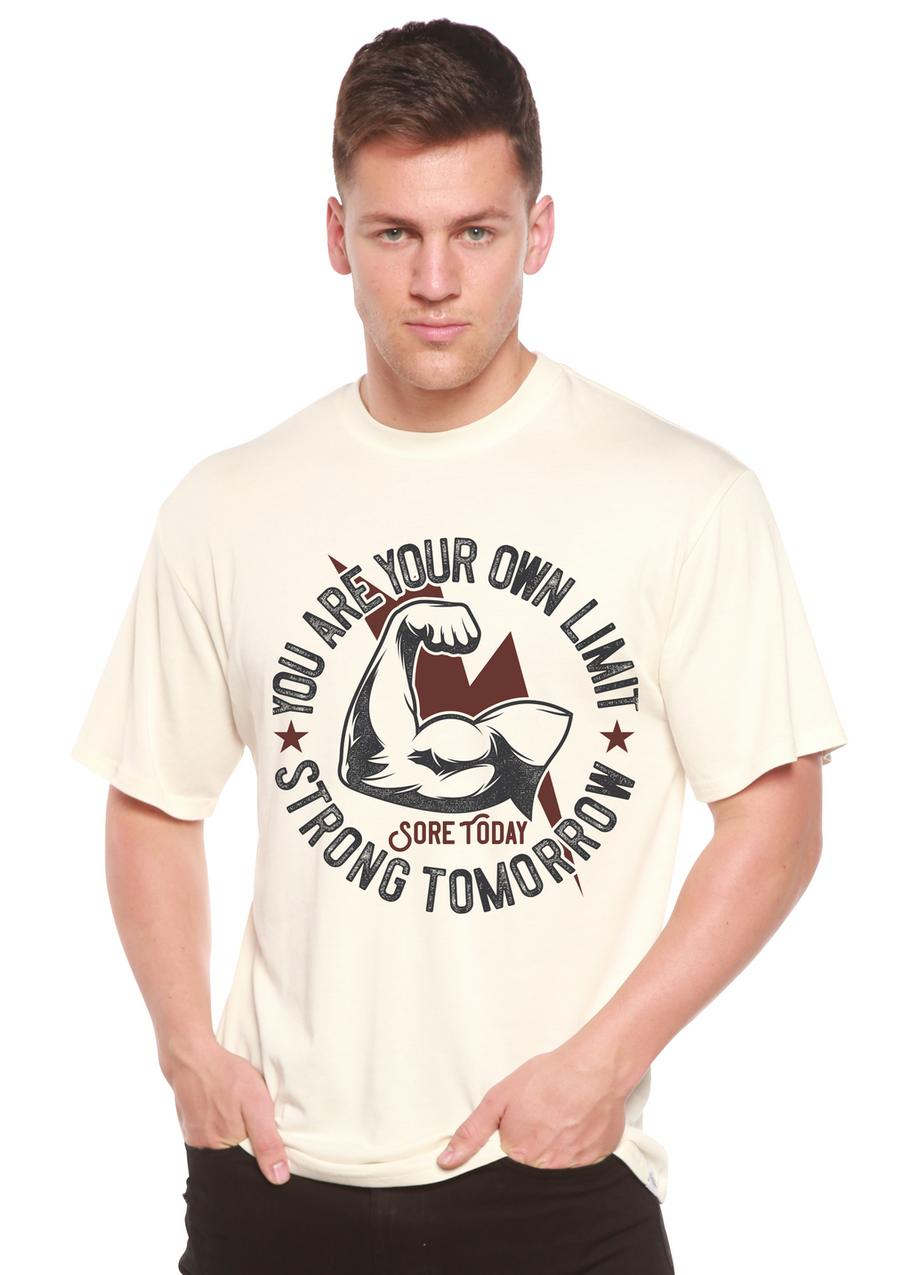 Strong Tomorrow Men's Bamboo Viscose/Organic Cotton Short Sleeve Graphic T-Shirt - The7Letter