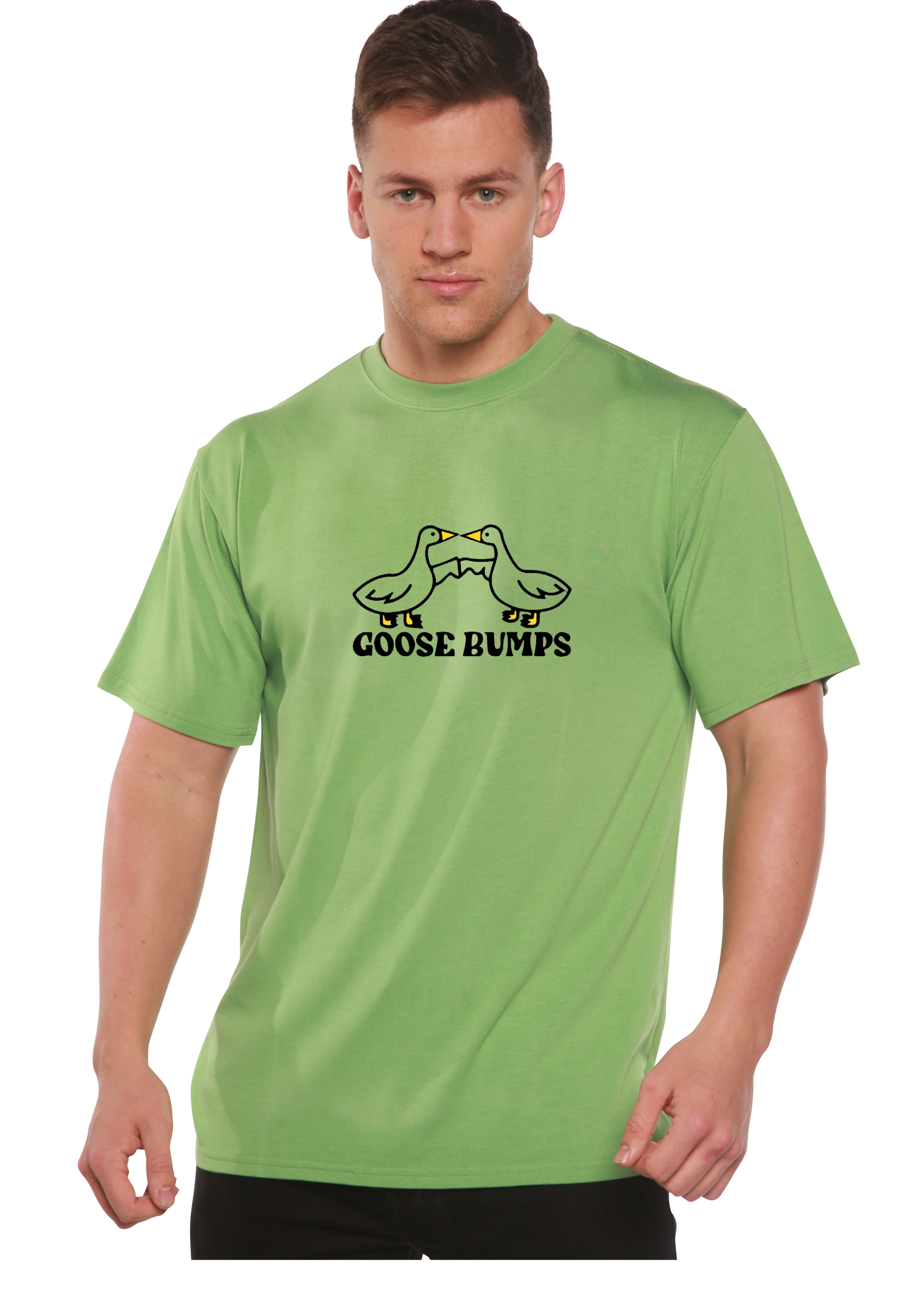 Goose Bumps Men's Bamboo Viscose/Organic Cotton Short Sleeve Graphic T-Shirt - The7Letter