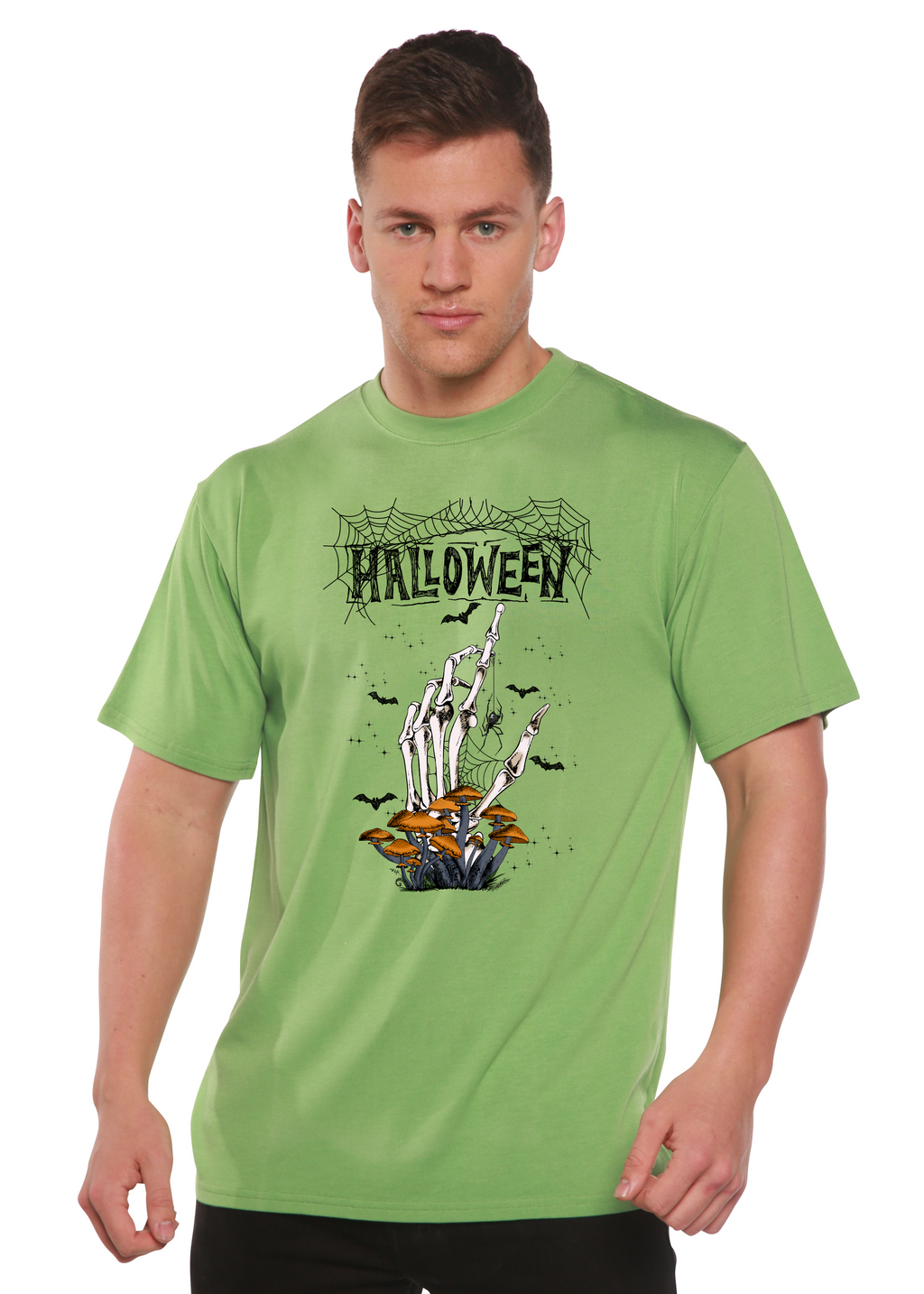 Halloween Men's Bamboo Viscose/Organic Cotton Short Sleeve Graphic T-Shirt - The7Letter