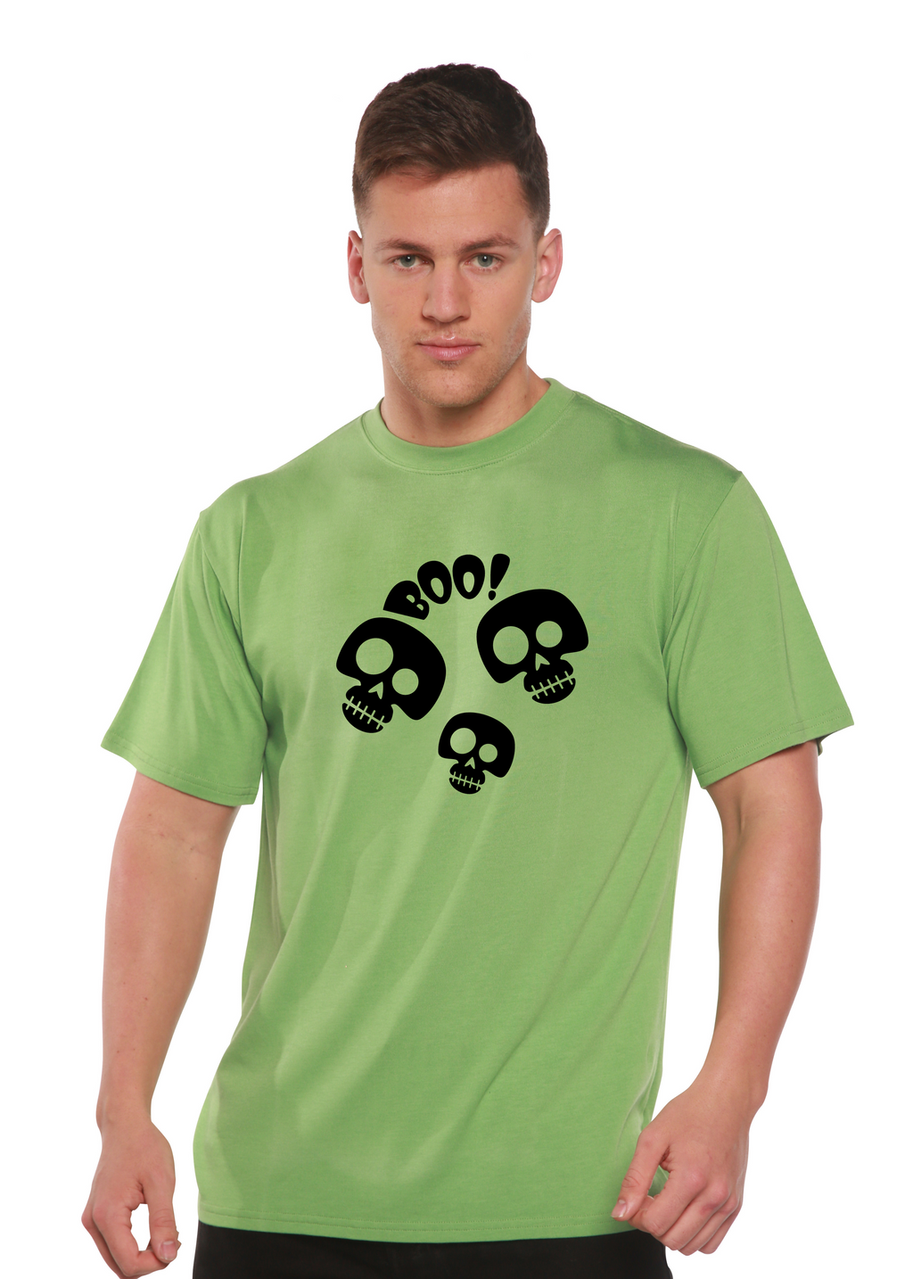 Halloween Boo Unisex Bamboo Viscose/Organic Cotton Short Sleeve Graphic T-Shirt - The7Letter