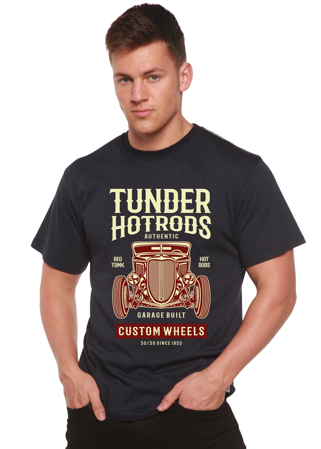 Thunder Hot Spun Bamboo® Men's Bamboo Viscose/Organic Cotton Short Sleeve Graphic T-Shirt - The7Letter