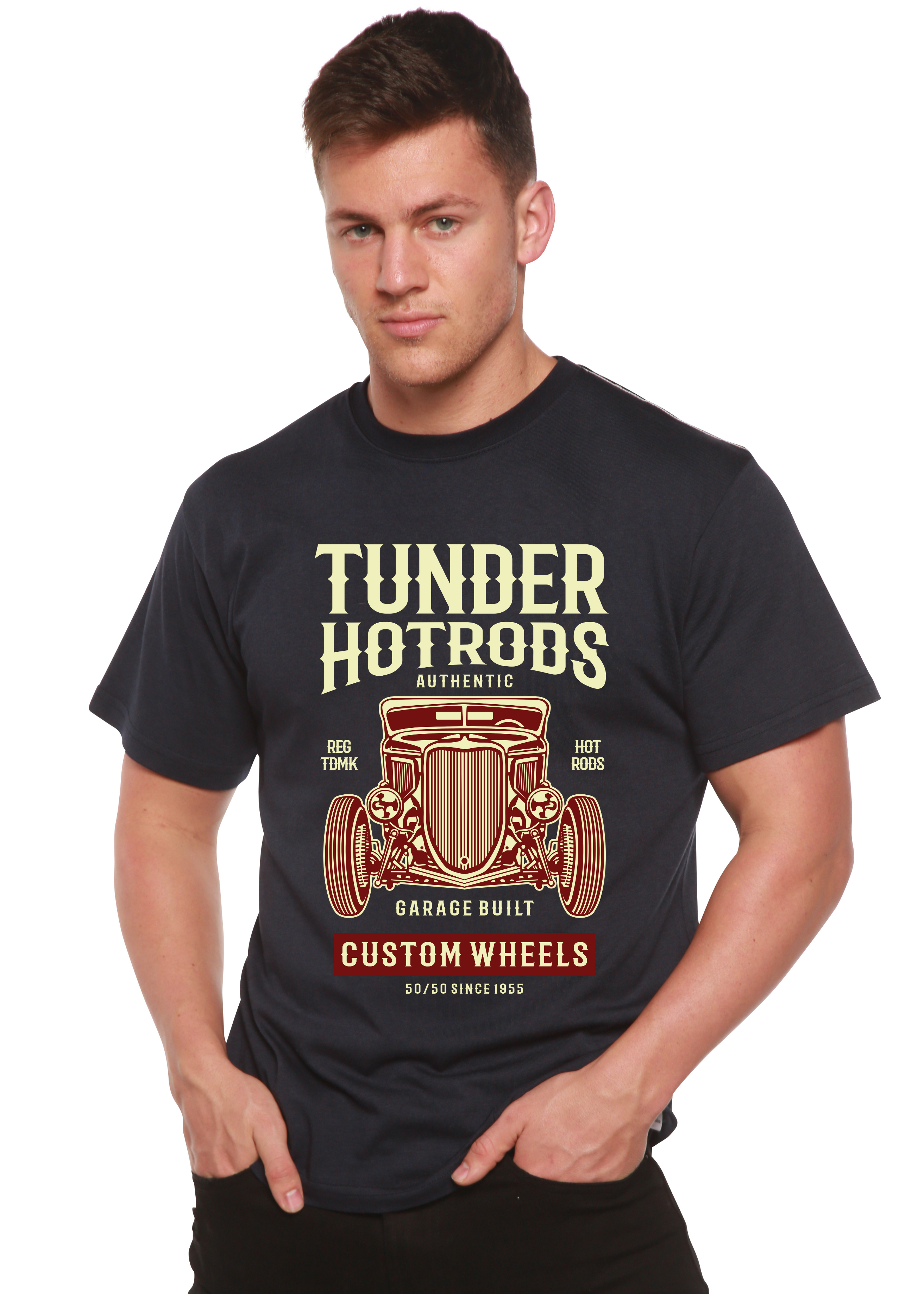 Thunder Hot Spun Bamboo® Men's Bamboo Viscose/Organic Cotton Short Sleeve Graphic T-Shirt - The7Letter