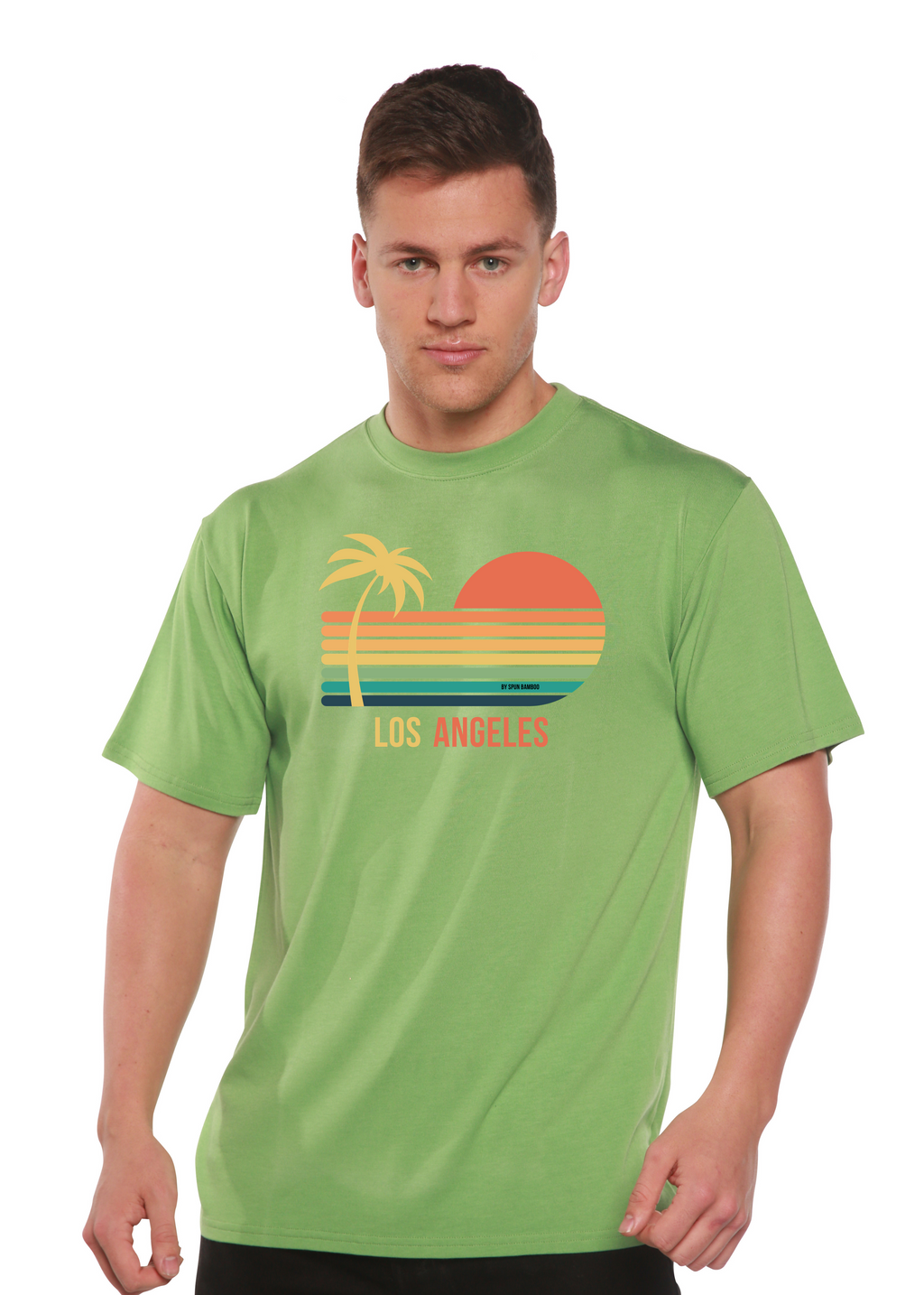 Los Angeles Unisex Bamboo Viscose/Organic Cotton Short Sleeve Graphic T-Shirt - The7Letter