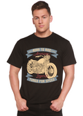 Born To Ride American Legend Men's Bamboo Viscose/Organic Cotton Short Sleeve Graphic T-Shirt - The7Letter