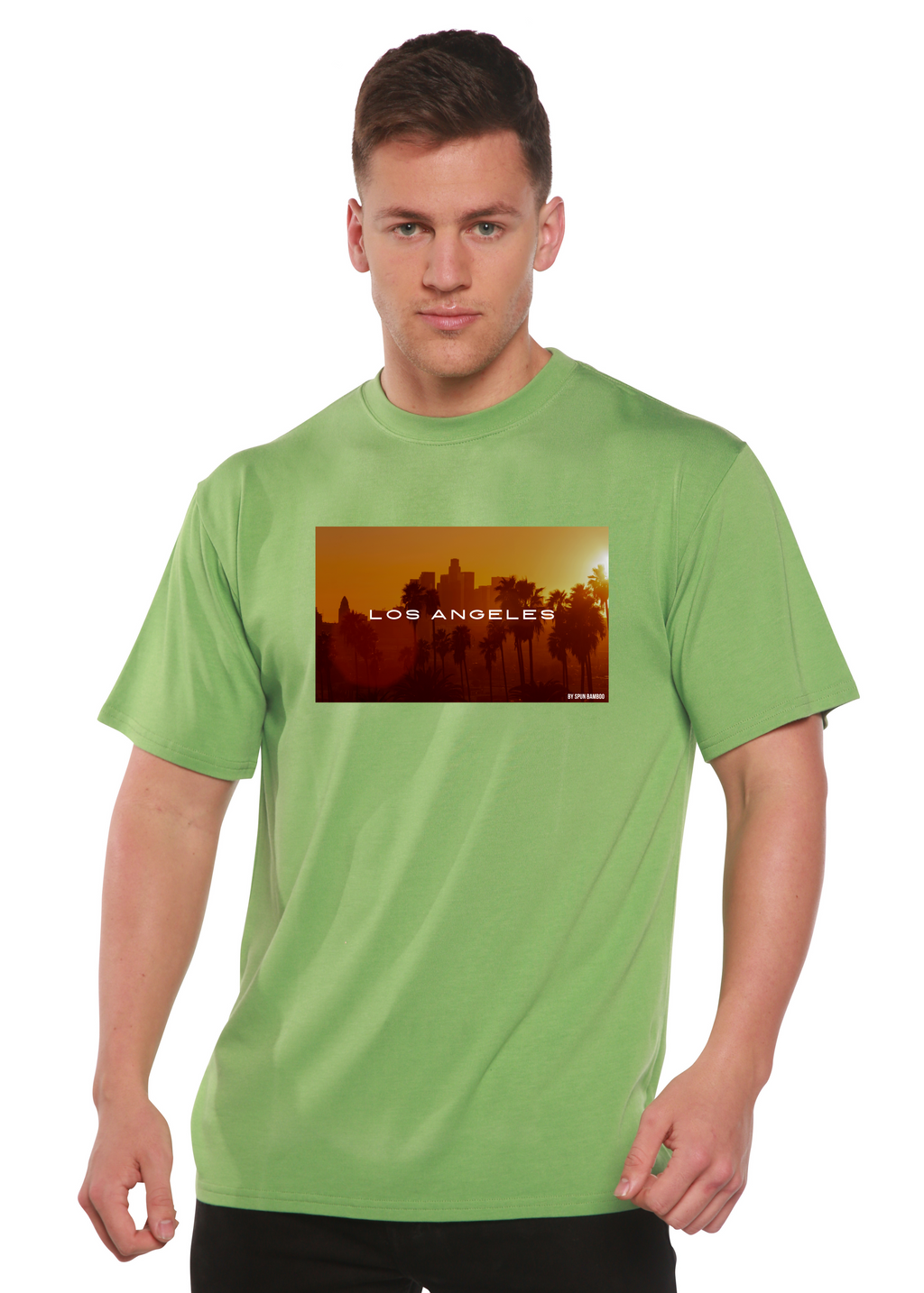 Los Angeles Unisex Bamboo Viscose/Organic Cotton Short Sleeve Graphic T-Shirt - The7Letter